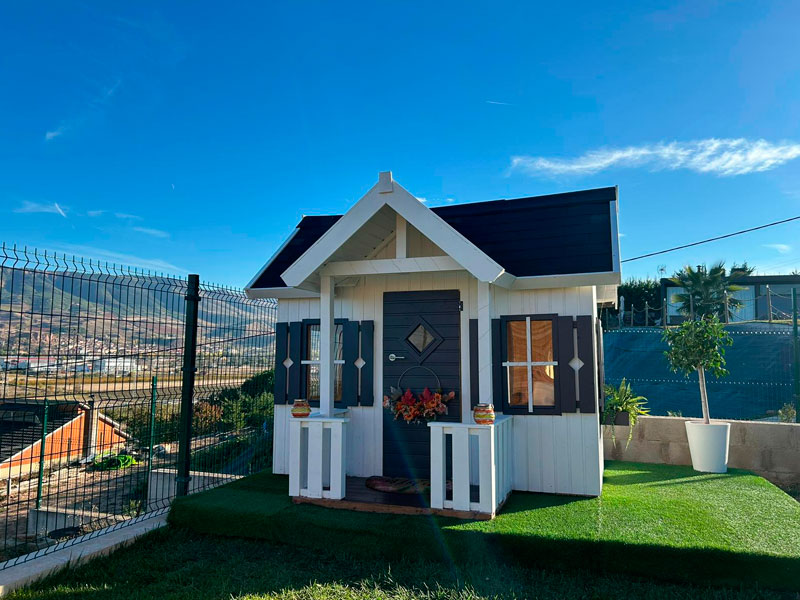 Caseta de madera infantil Jennie - 3,6 m2 7 Casita-de-madera-infaltin-Jennie-3,6m2-fotos-reales-2