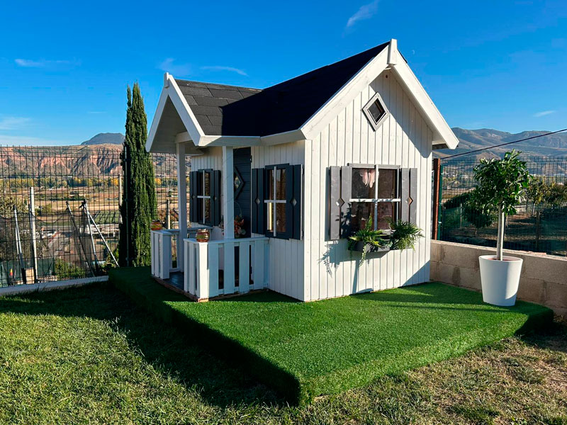 Caseta de madera infantil Jennie - 3,6 m2 8 Casita-de-madera-infaltin-Jennie-3,6m2-fotos-reales-2