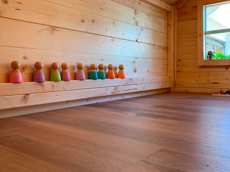 Interior casita de madera infantil Tom 38m2 Micasademadera4