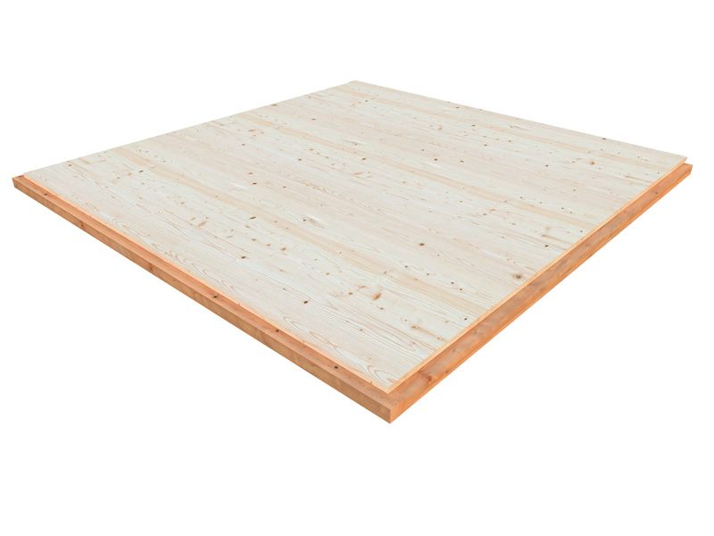 Listones y suelo de madera caseta Grace 8141m2 Micasademadera