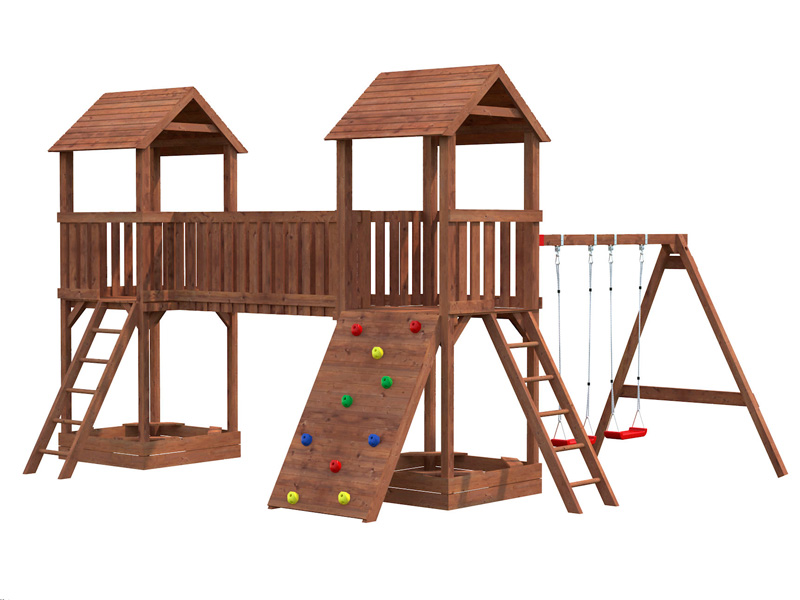 Columpio de madera Jesper Set 1 - 600x464 cm 4 Columpio de madera Jesper Set 1 - 600x464 cm - Imagen 3