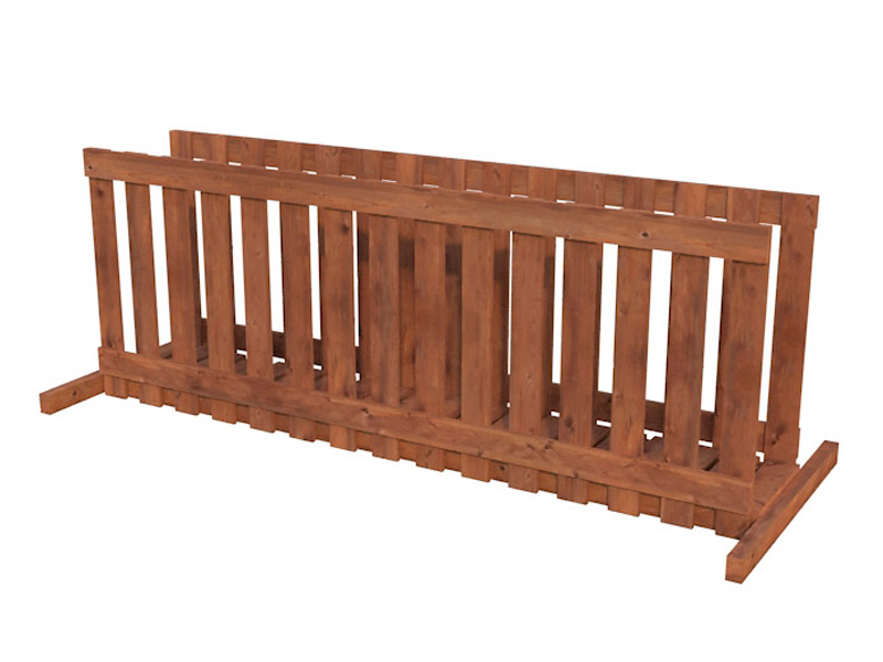 Puente de madera Jesper para parque infantil - 235x116x89 cm 3 Puente de madera Jesper para parque infantil - 235x116x89 cm - Imagen 2