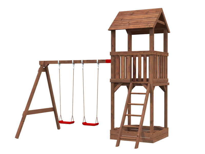 Parque de madera Jesper set 2 Micasademadera