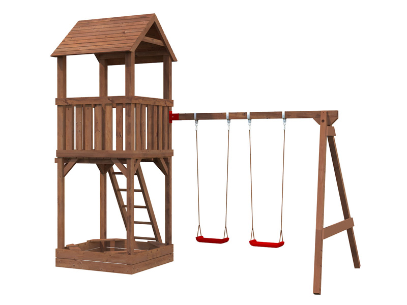 Parque infantil de madera Jesper Set 2 - 366x305x314 cm 4 Parque infantil de madera Jesper Set 2 - 366x305x314 cm - Imagen 3