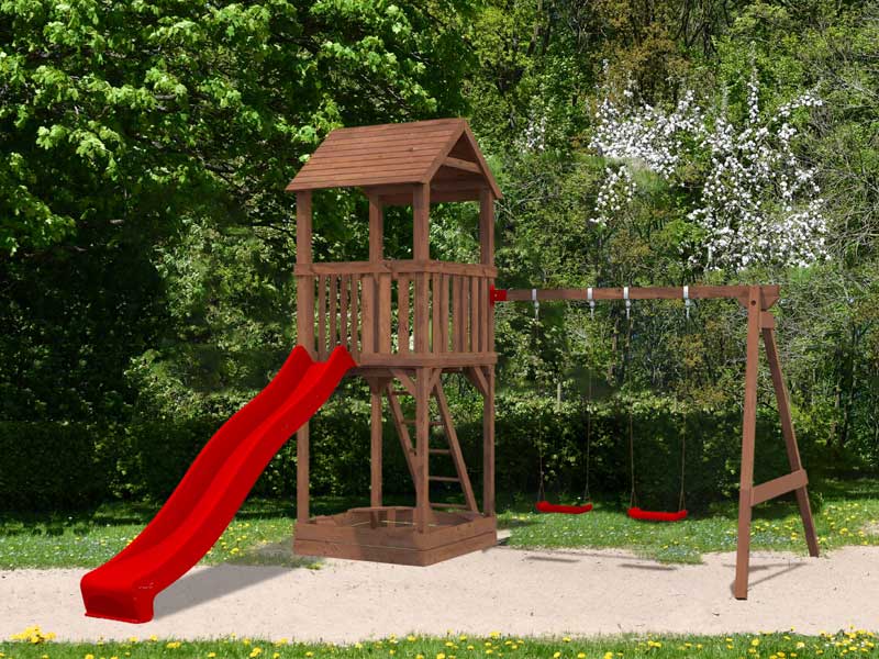 Parque infantil de madera Jesper Set 2 - 366x305x314 cm 6 Parque infantil de madera Jesper Set 2 - 366x305x314 cm - Imagen 5