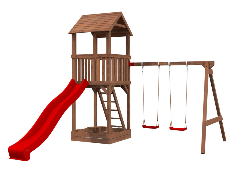 Parque infantil de madera Jesper Set 2 - 366x305x314 cm 5 Parque infantil de madera Jesper Set 2 - 366x305x314 cm - Imagen 4