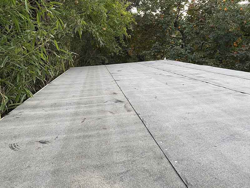 tejado con tela asfaltica micasademadera