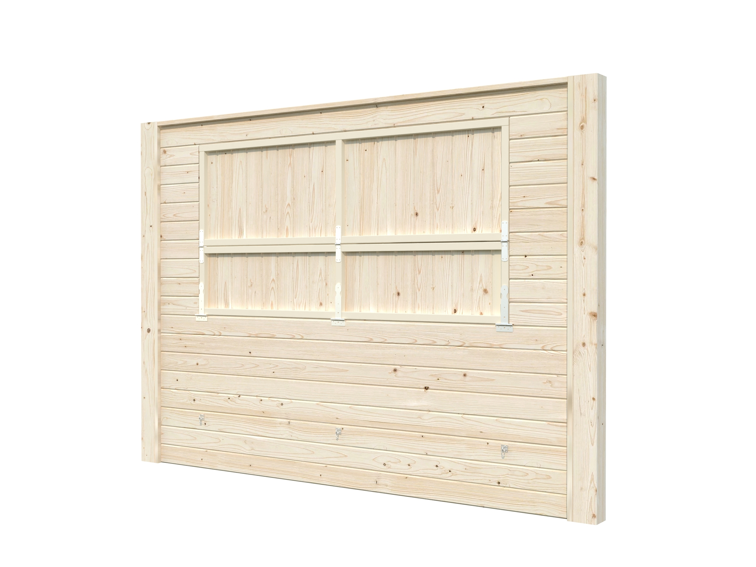 10 Palmako Connect Wall with hatch NATURAL