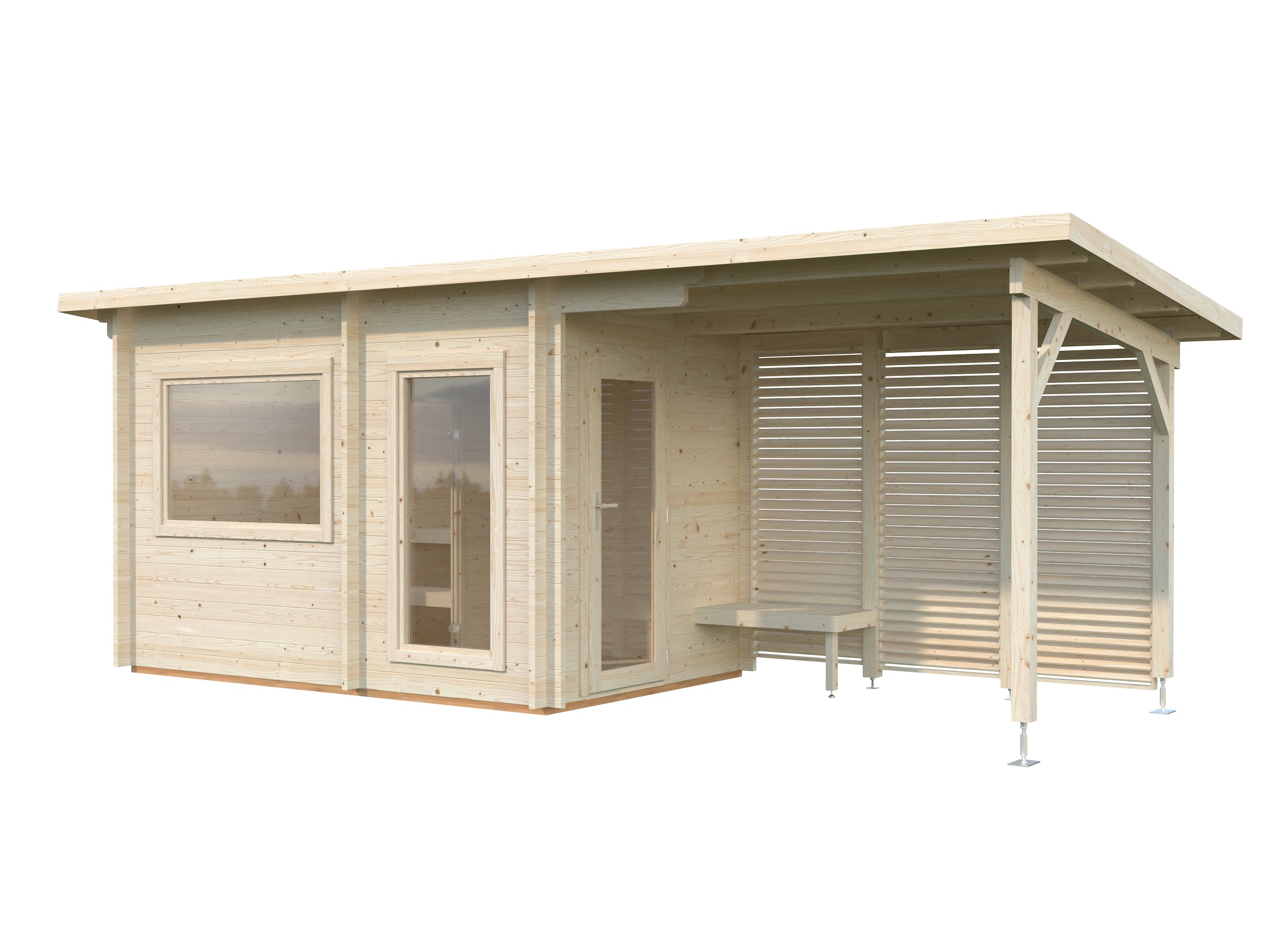 Caseta Sauna Sanna 6,8+5,9 m2 4 Caseta Sauna Sanna 6,8+5,9 m2 - Imagen 3