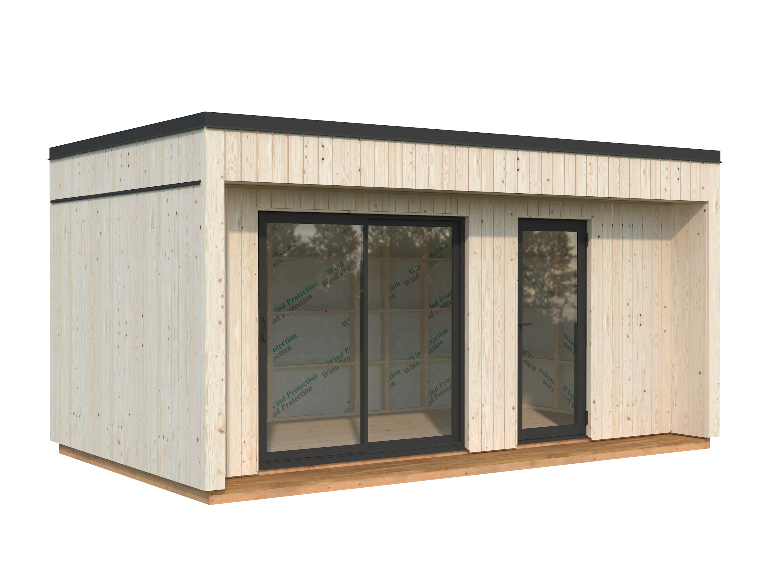 Caseta nórdica de madera Johanna - 13,6 m2 5 Caseta nórdica de madera Johanna - 13,6 m2 - Imagen 4