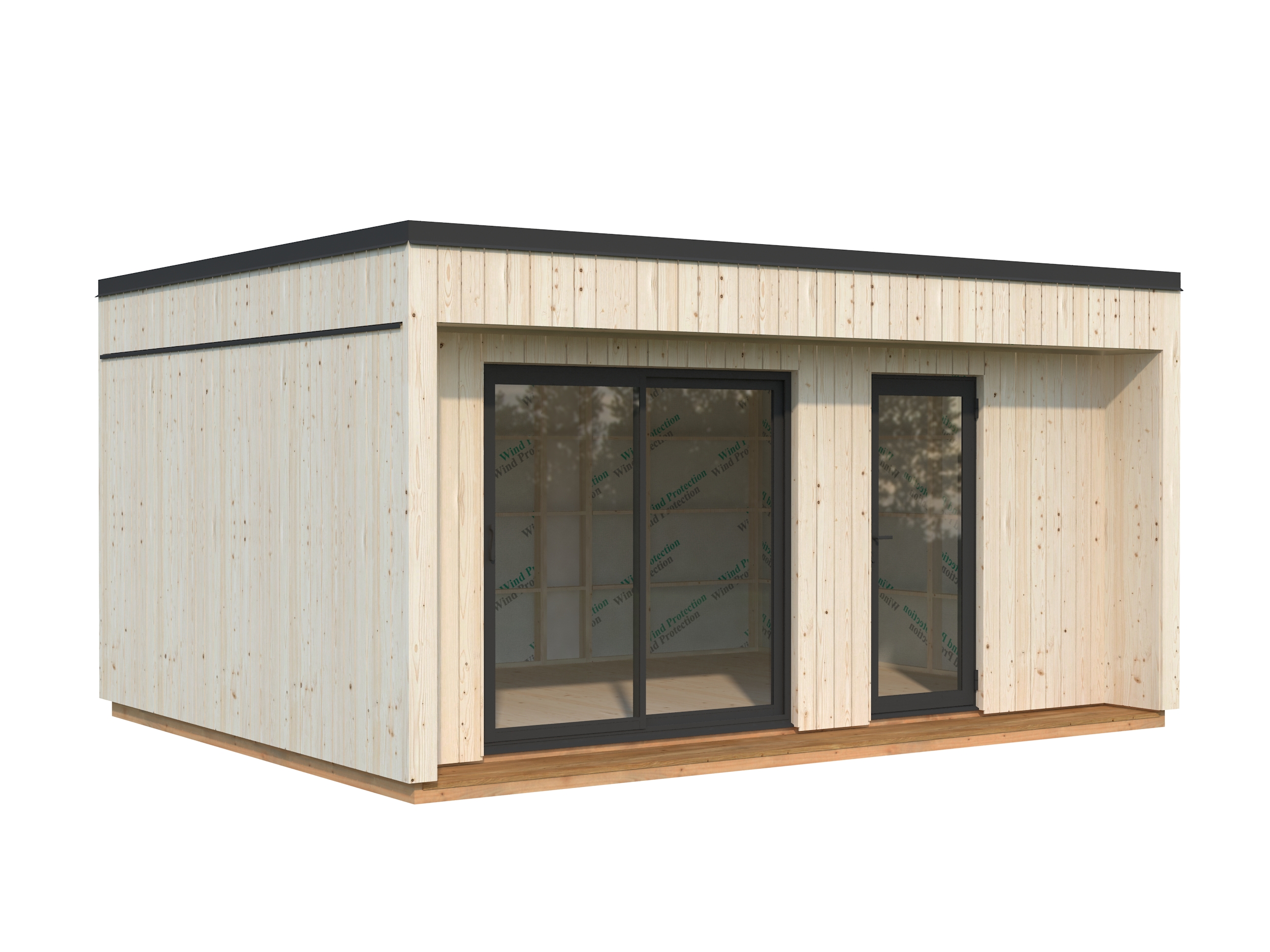 Caseta nórdica de madera Johanna - 19,4 m2 5 Caseta nórdica de madera Johanna - 19,4 m2 - Imagen 4