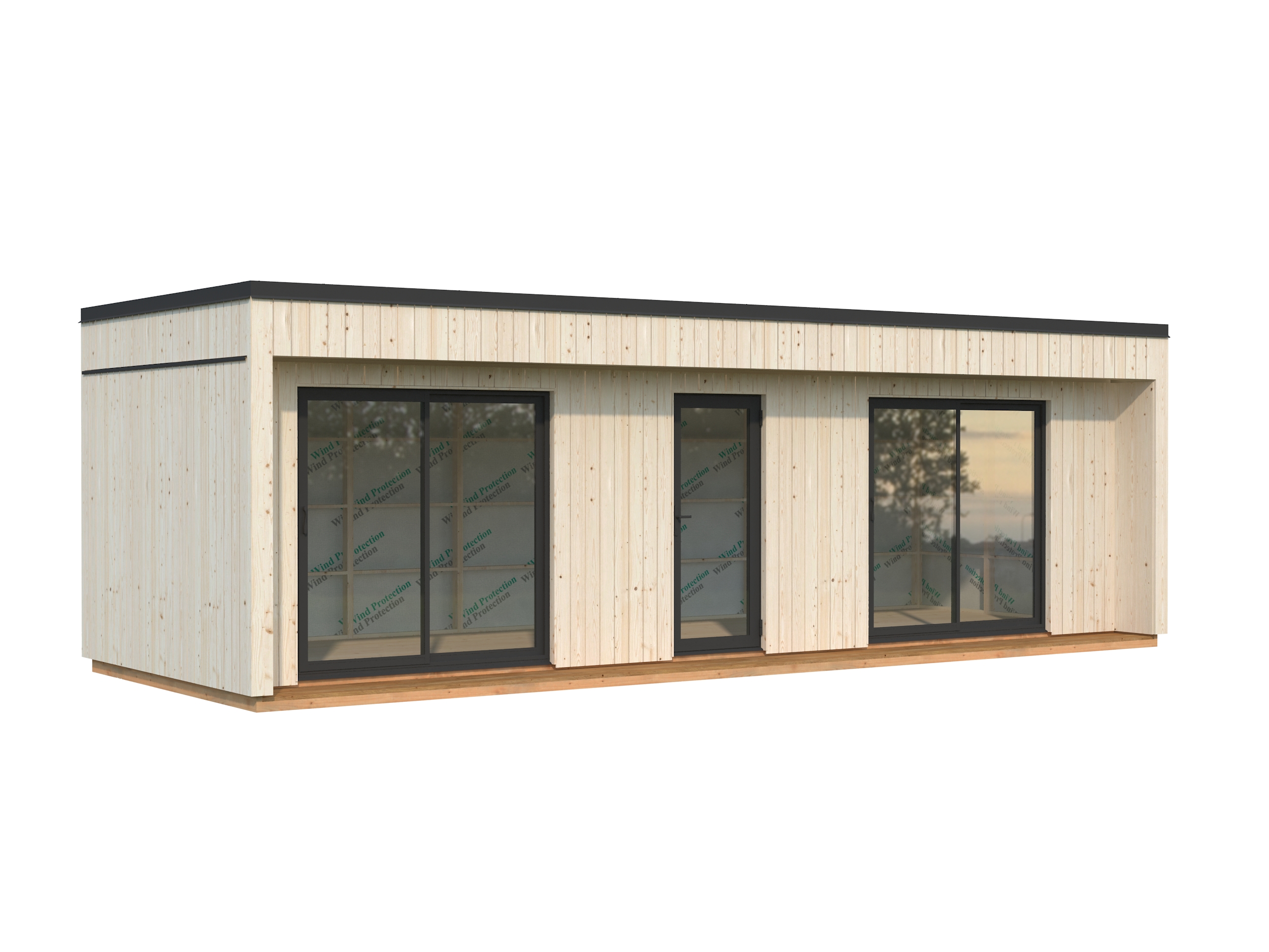 Caseta nórdica de madera Johanna - 22,4 m2 5 Caseta nórdica de madera Johanna - 22,4 m2 - Imagen 4