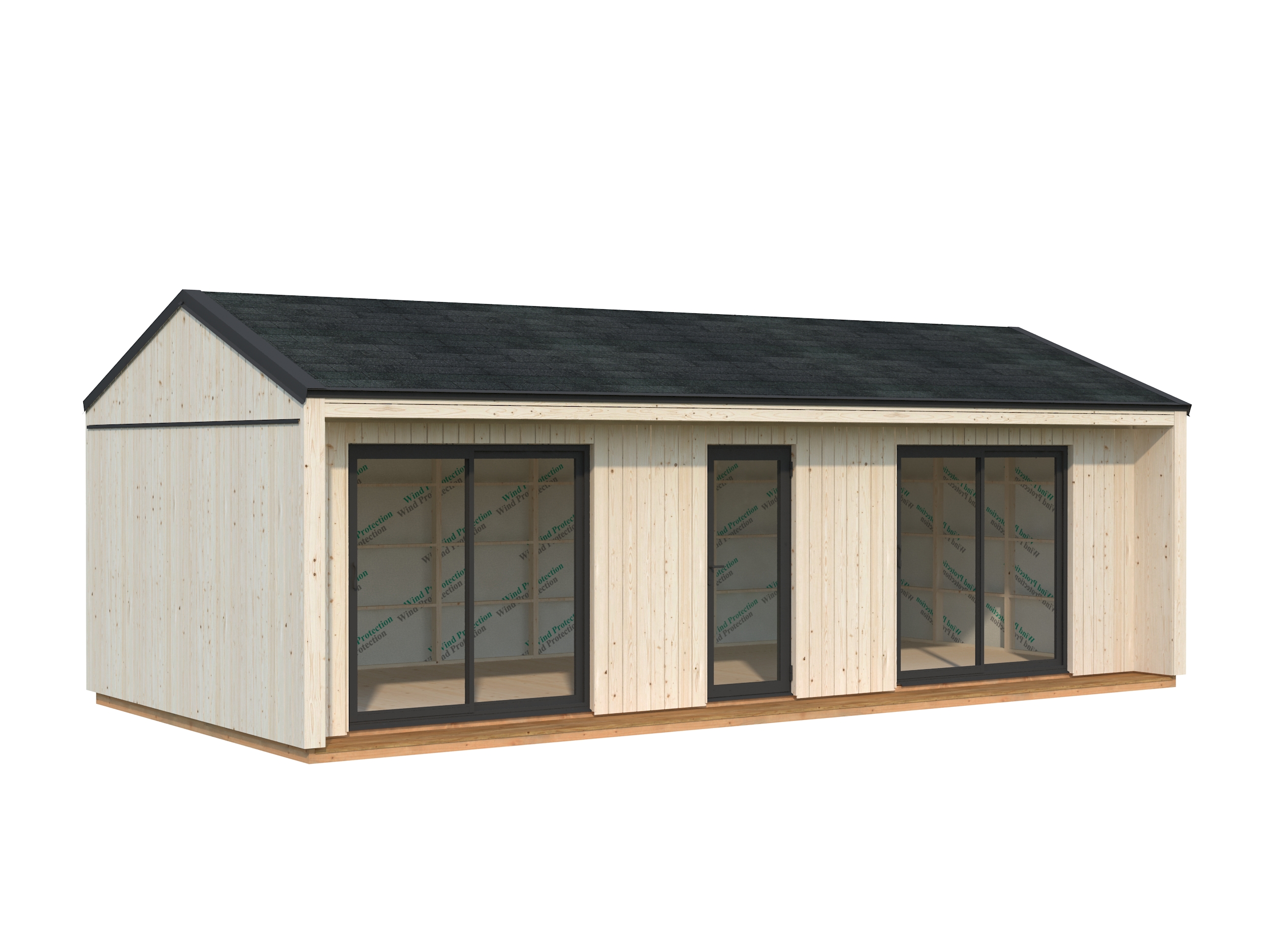 Caseta nórdica de madera Rebekka - 31,8 m2 5 Caseta nórdica de madera Rebekka - 31,8 m2 - Imagen 4