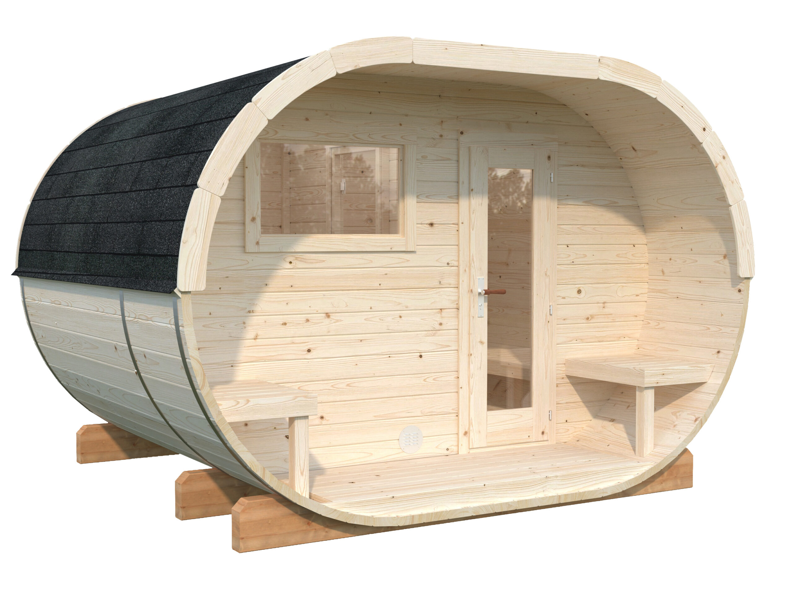 Caseta Sauna Anette 3,0+1,5 m2 5 Caseta Sauna Anette 3,0+1,5 m2 - Imagen 4