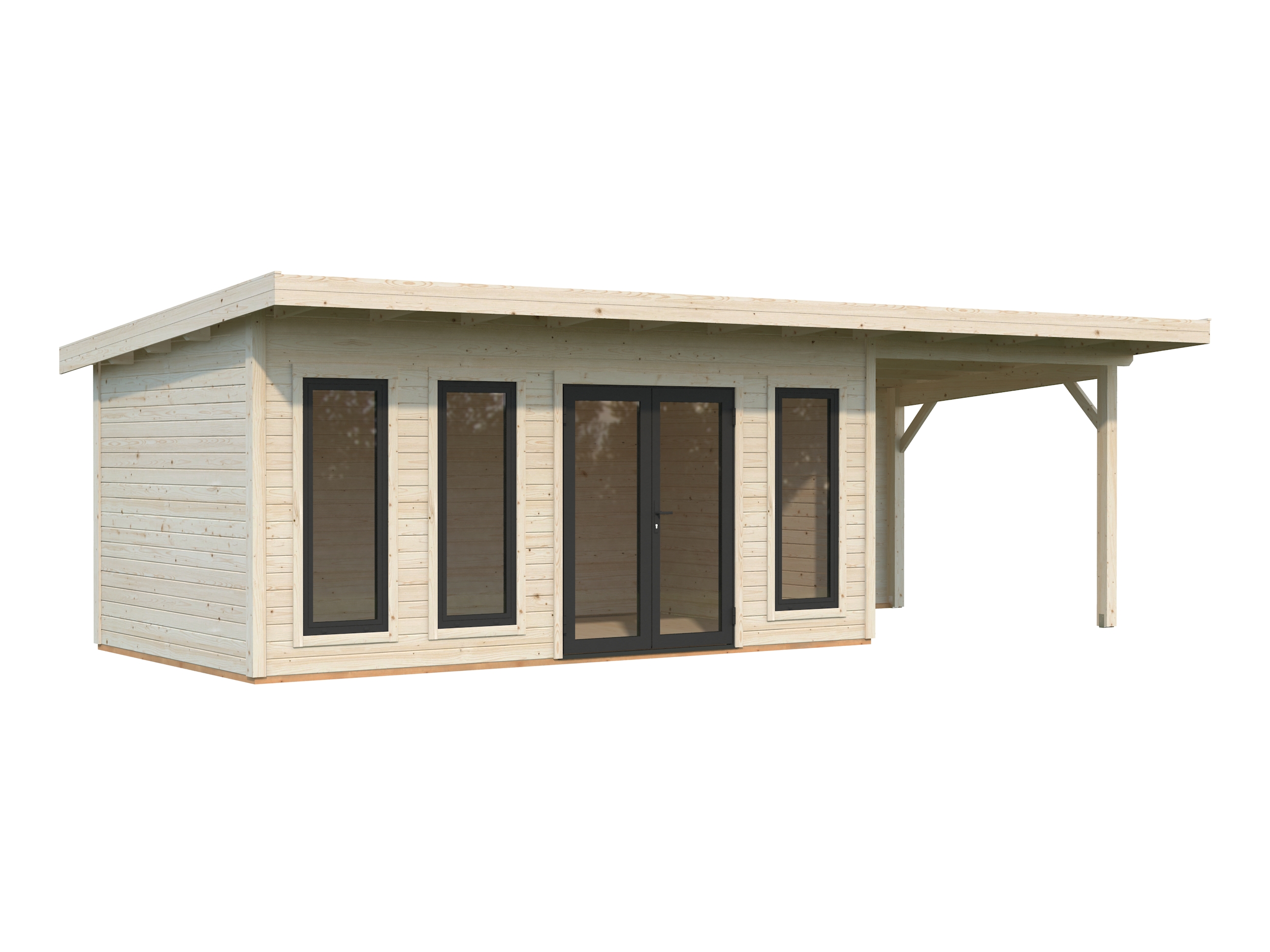 Caseta de madera Aurelia - 15,2+7,9 m2 5 Caseta de madera Aurelia - 15,2+7,9 m2 - Imagen 4
