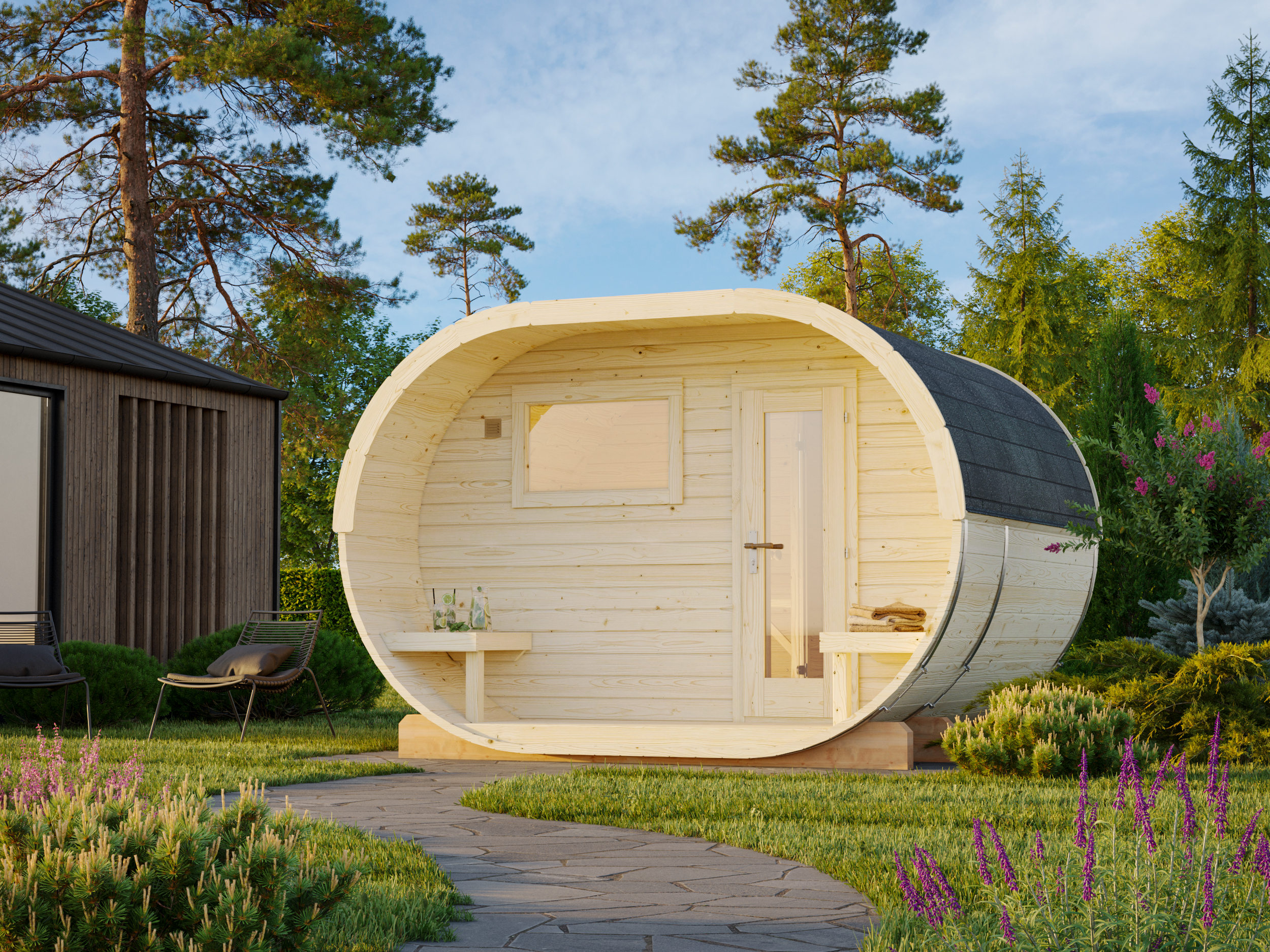 1 Palmako GardenSpa Anette 3.02B1.5 m2 NATURAL wb