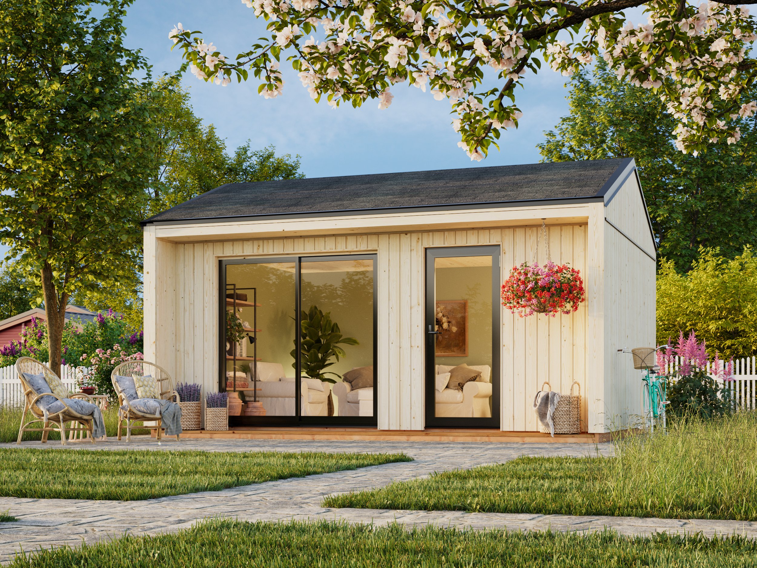 1 Palmako cabin Rebekka 19.4 m2 NATURAL wb