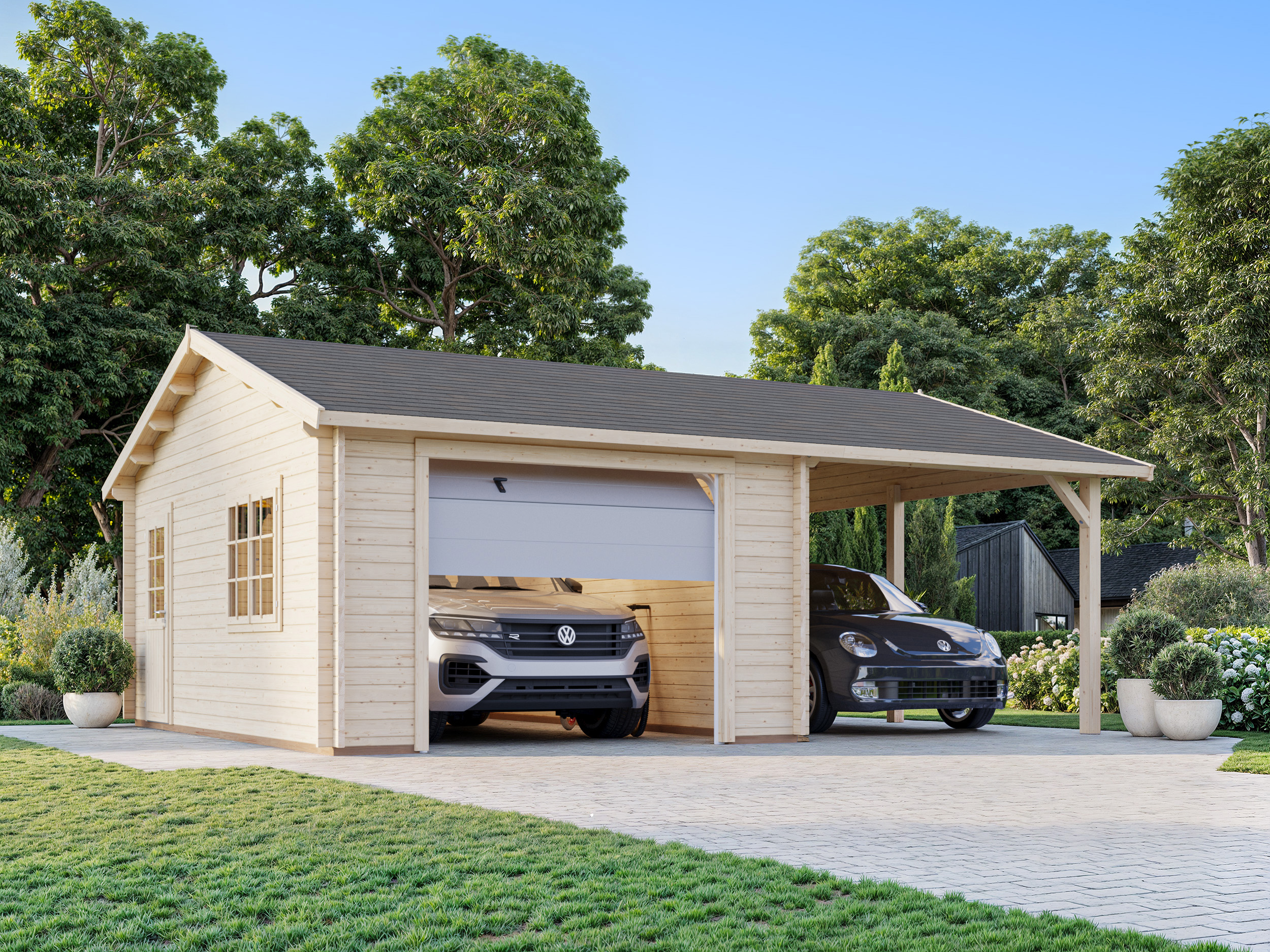Garaje de madera Roger - 19,0+16,2 m2 8 Garaje de madera Roger - 19,0+16,2 m2 - Imagen 7