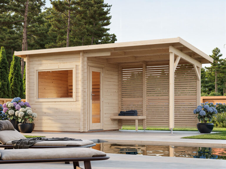 1 Palmako sauna Sanna 4.12B5.9 m2 NATURAL wb2028129