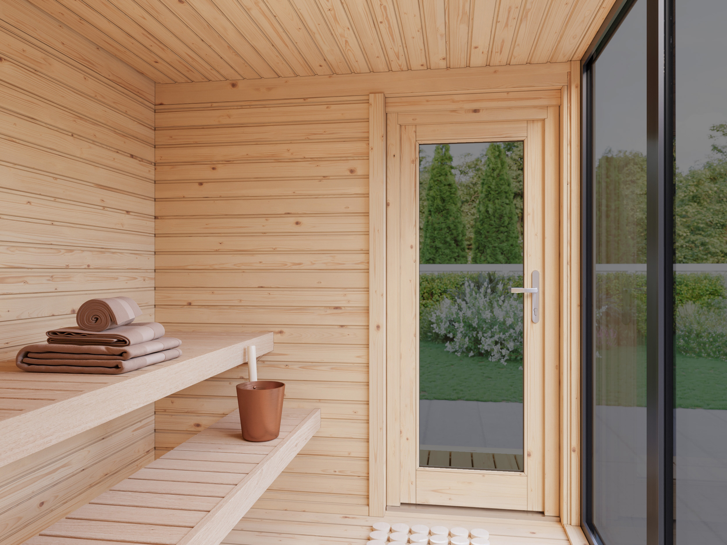 Caseta Sauna Sarah 3,8+2,1 m2 3 Caseta Sauna Sarah 3,8+2,1 m2 - Imagen 2