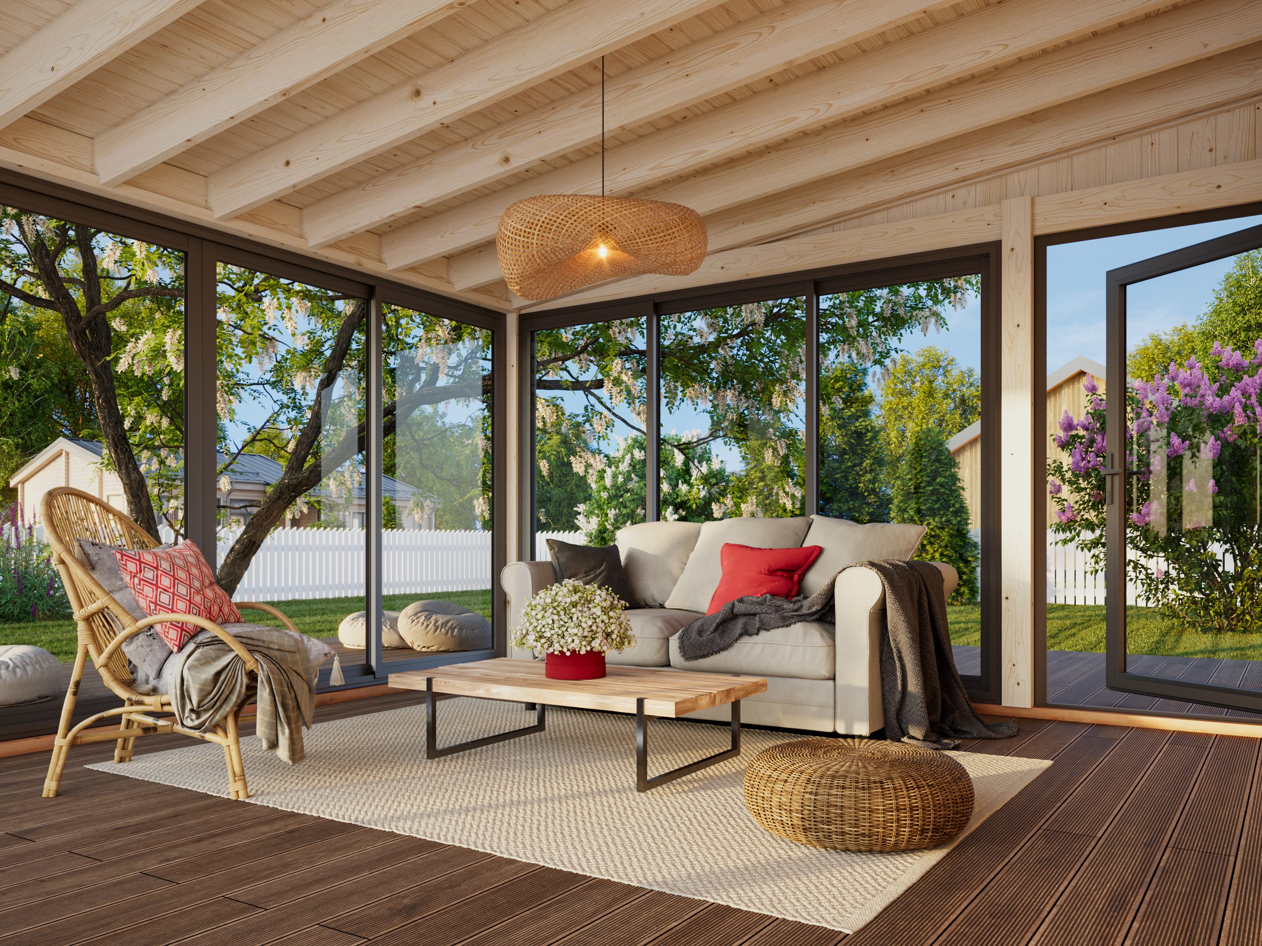 Cenador de madera Lumi - 16,6 m2 3 Cenador de madera Lumi - 16,6 m2 - Imagen 2
