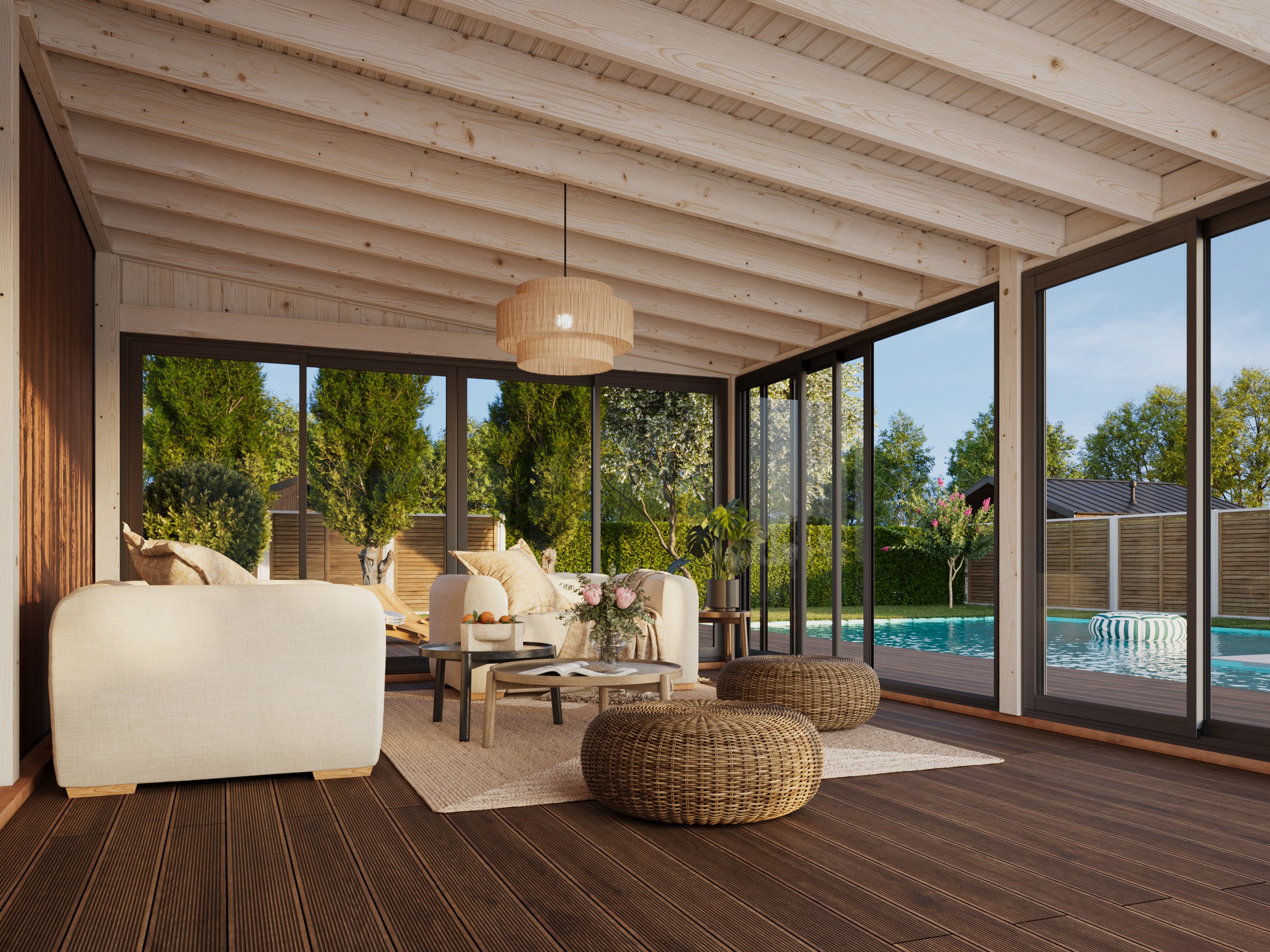 Cenador de madera Lumi - 23,3 m2 3 Cenador de madera Lumi - 23,3 m2 - Imagen 2