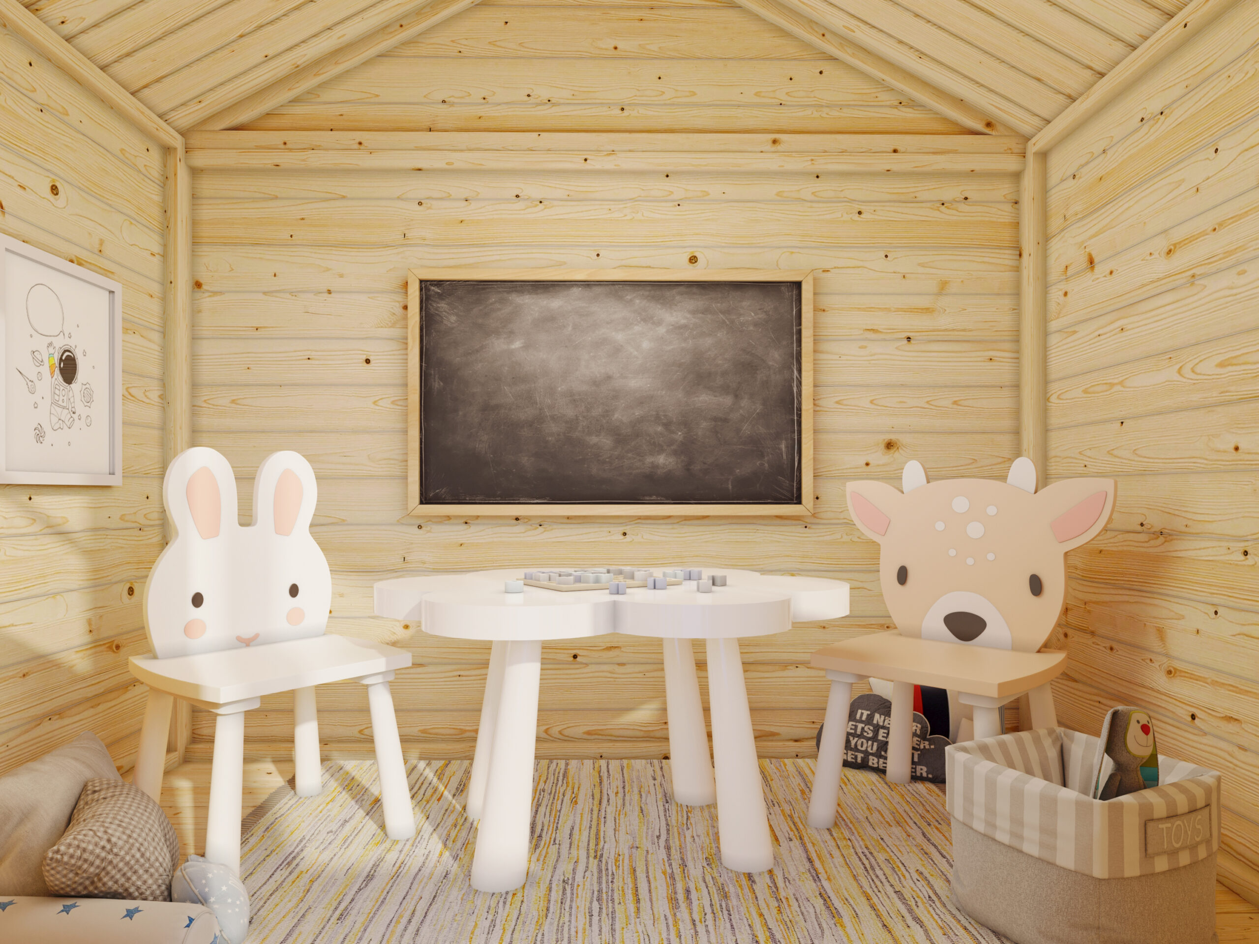 Caseta de madera infantil Toby Set con columpio - 2,1 m2 6 Caseta de madera infantil Toby Set con columpio - 2,1 m2 - Imagen 5