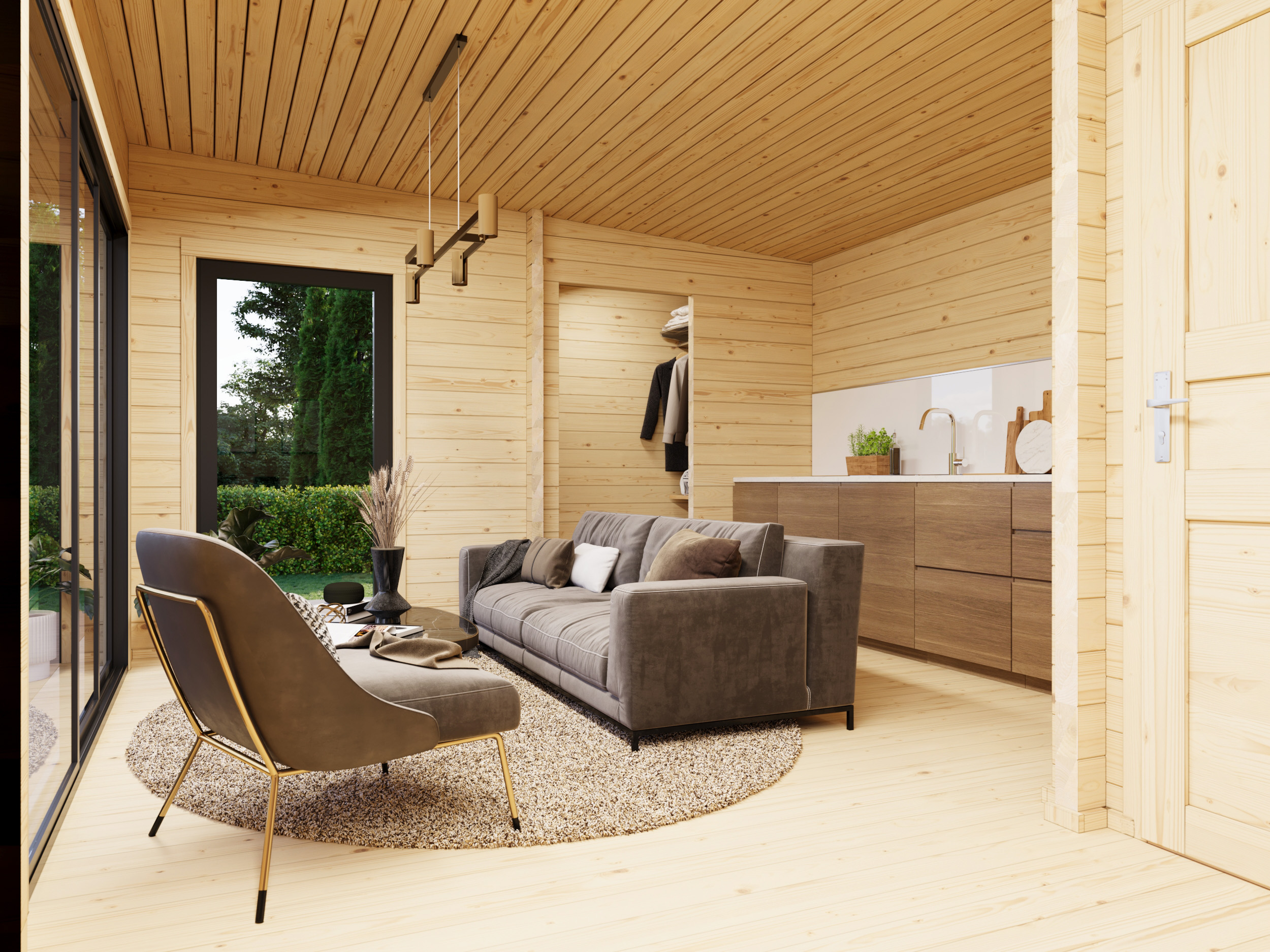 Caseta de madera Cecilia - 32,0 m2 4 Caseta de madera Cecilia - 32,0 m2 - Imagen 3