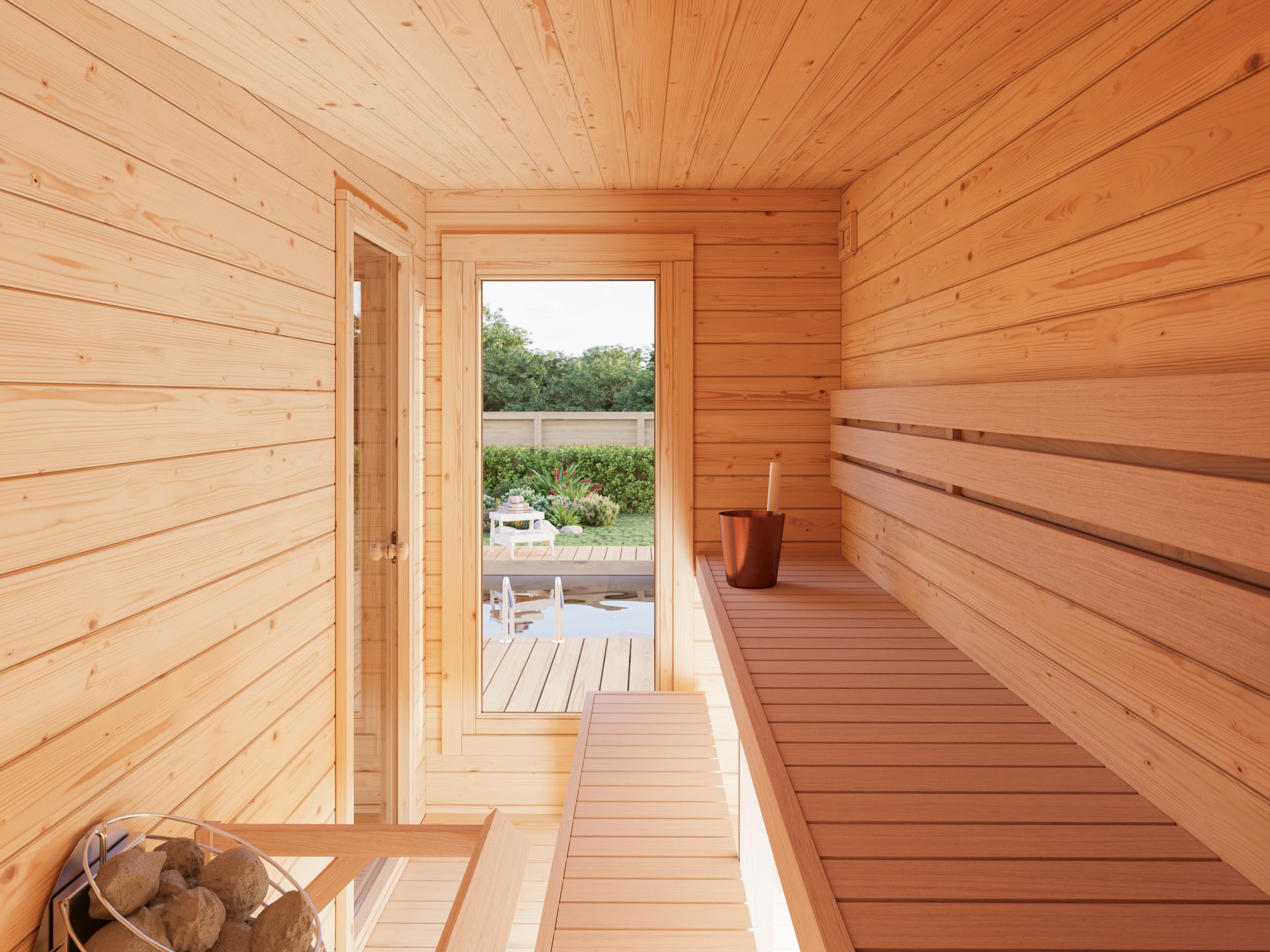 Caseta Sauna Sanna 12,8 m2 3 Caseta Sauna Sanna 12,8 m2 - Imagen 2