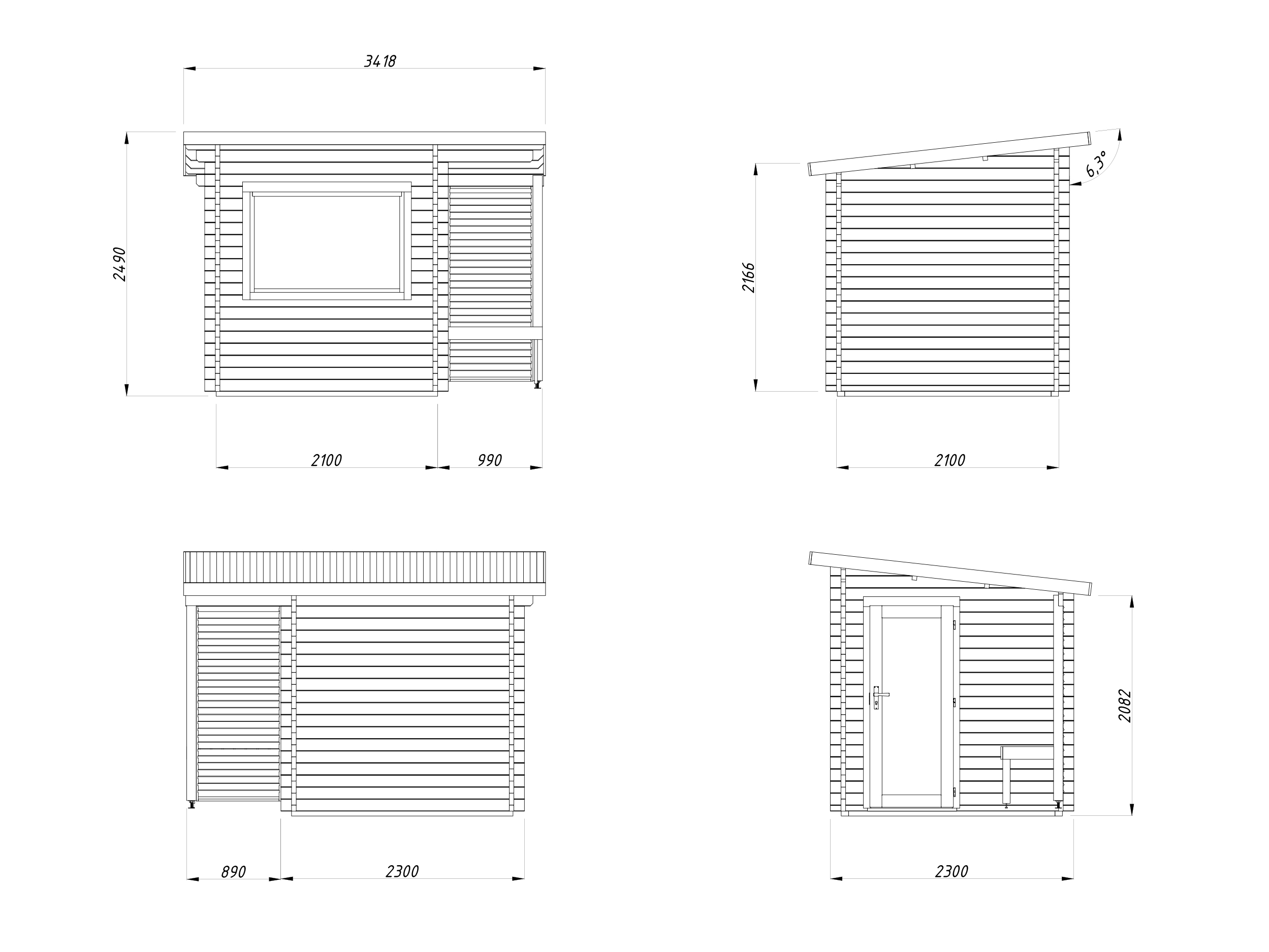 Caseta Sauna Sanna 4,1 m2 6 Caseta Sauna Sanna 4,1 m2 - Imagen 5