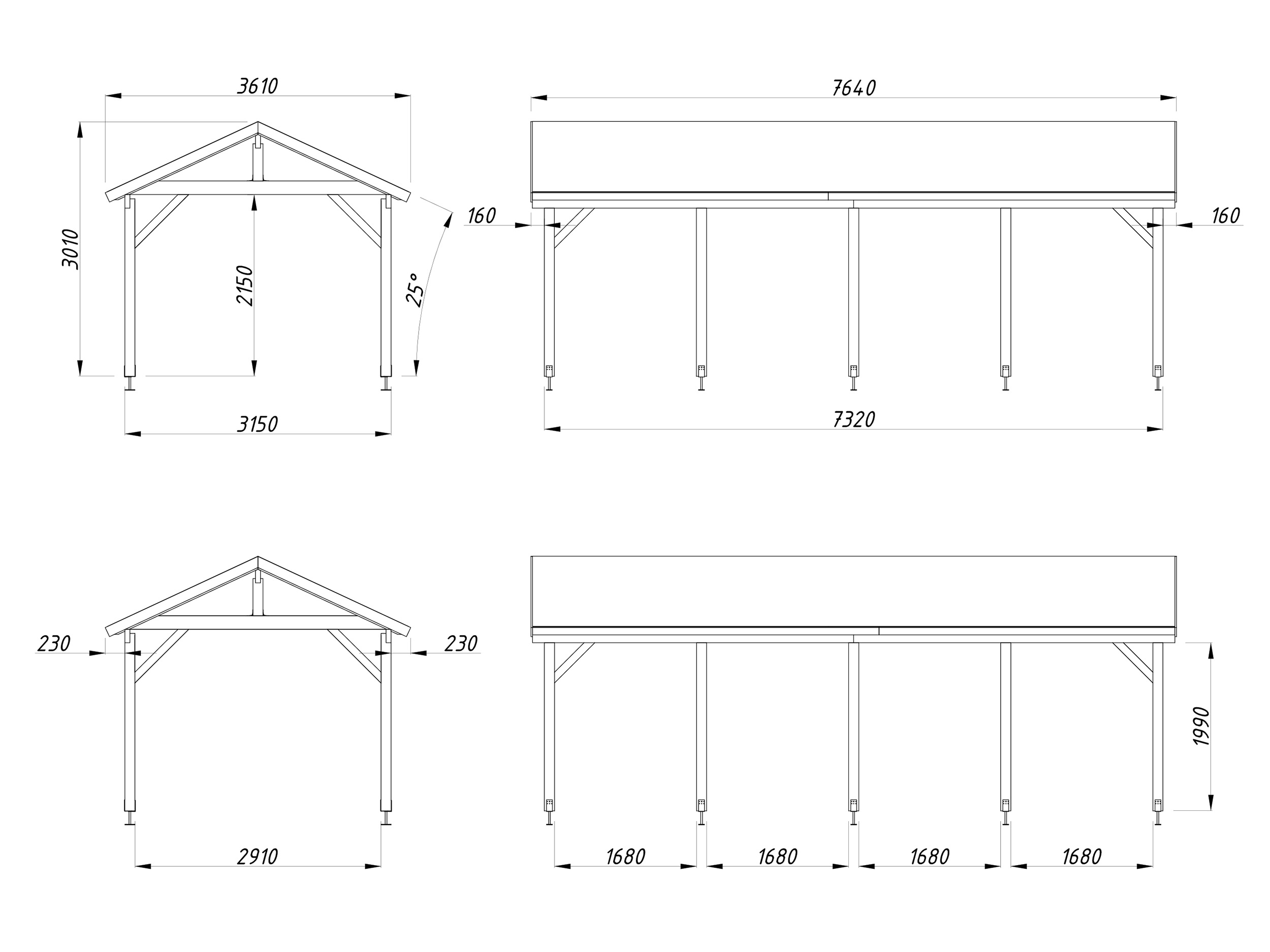 Cochera de madera Robert - 23,1 m2 5 Cochera de madera Robert - 23,1 m2 - Imagen 4