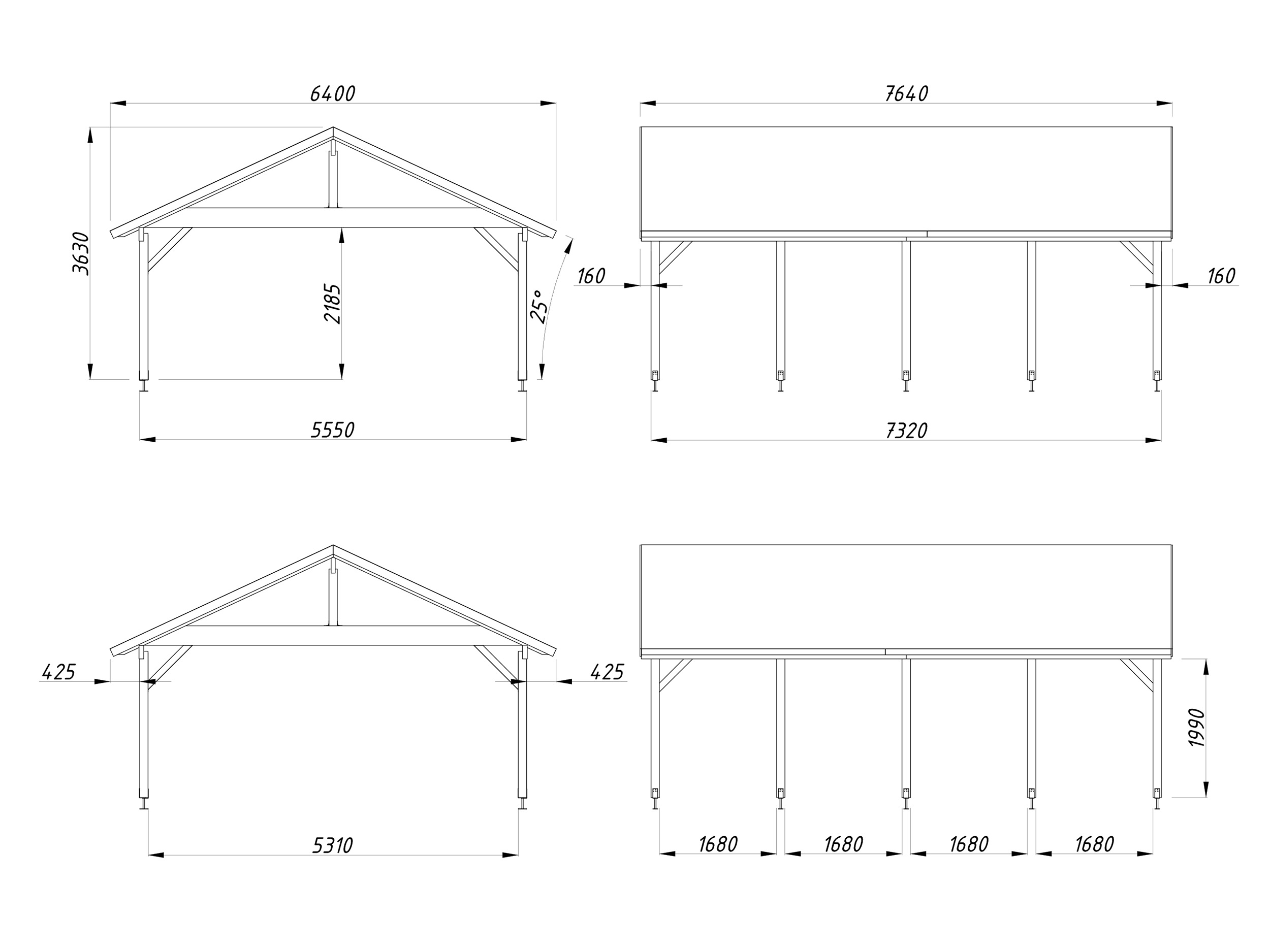 Cochera de madera Robert - 40,6 m2 5 Cochera de madera Robert - 40,6 m2 - Imagen 4