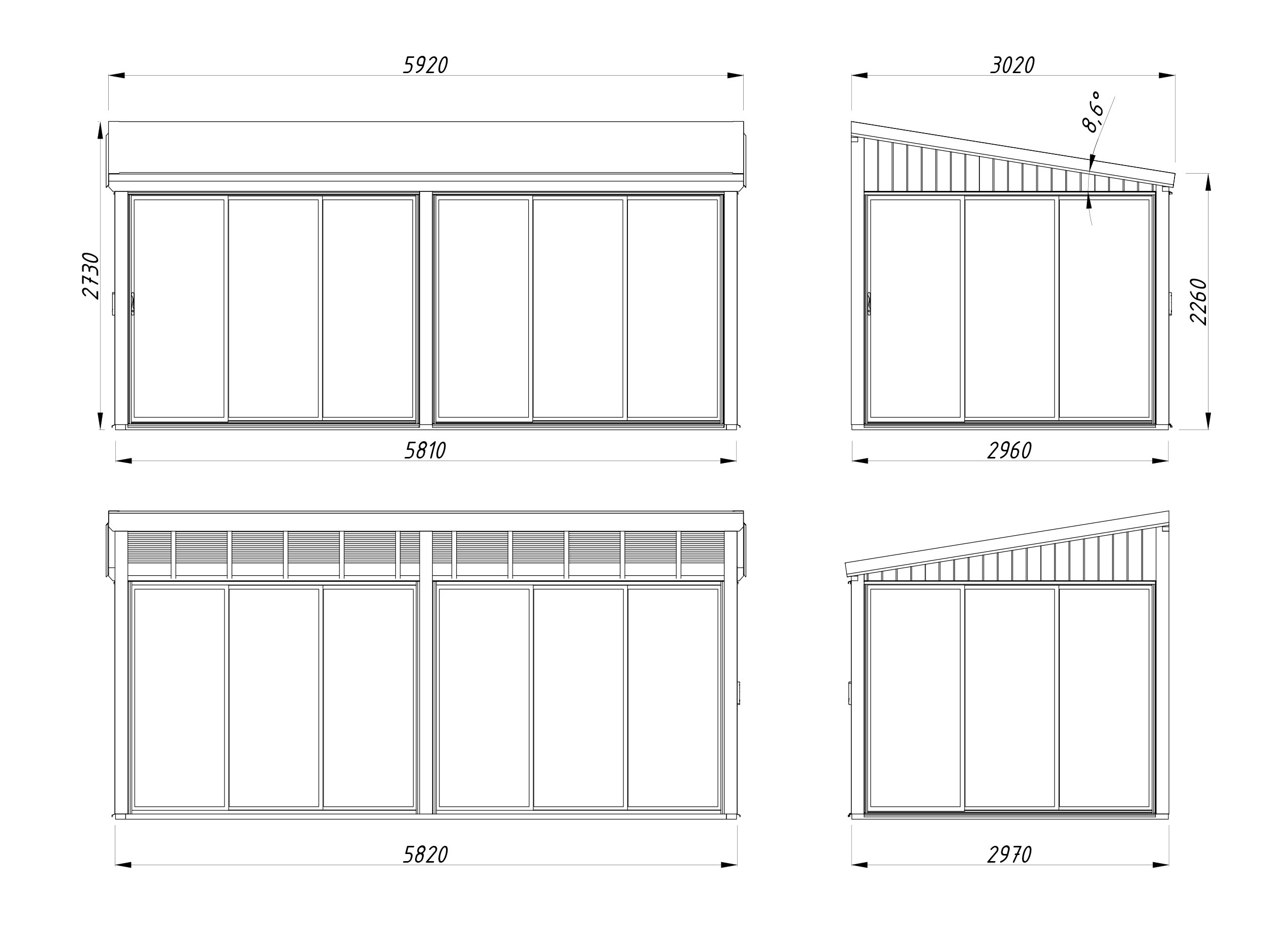 Cenador de madera Lumi - 16,2 m2 6 Cenador de madera Lumi - 16,2 m2 - Imagen 5