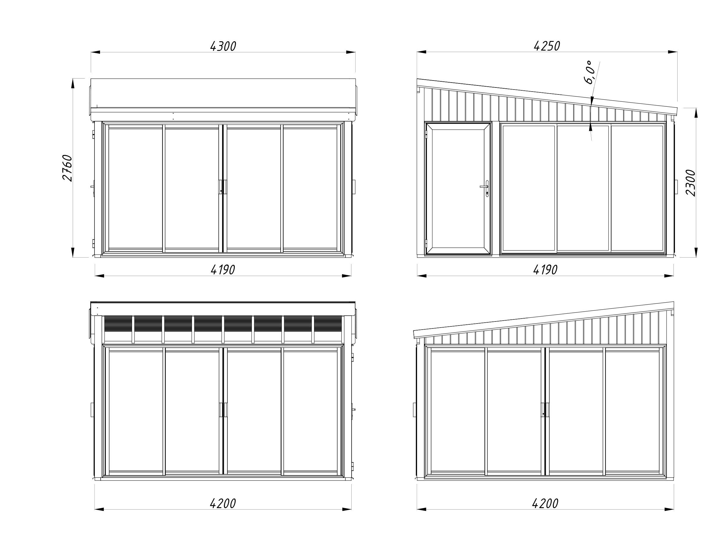 Cenador de madera Lumi - 16,6 m2 7 Cenador de madera Lumi - 16,6 m2 - Imagen 6