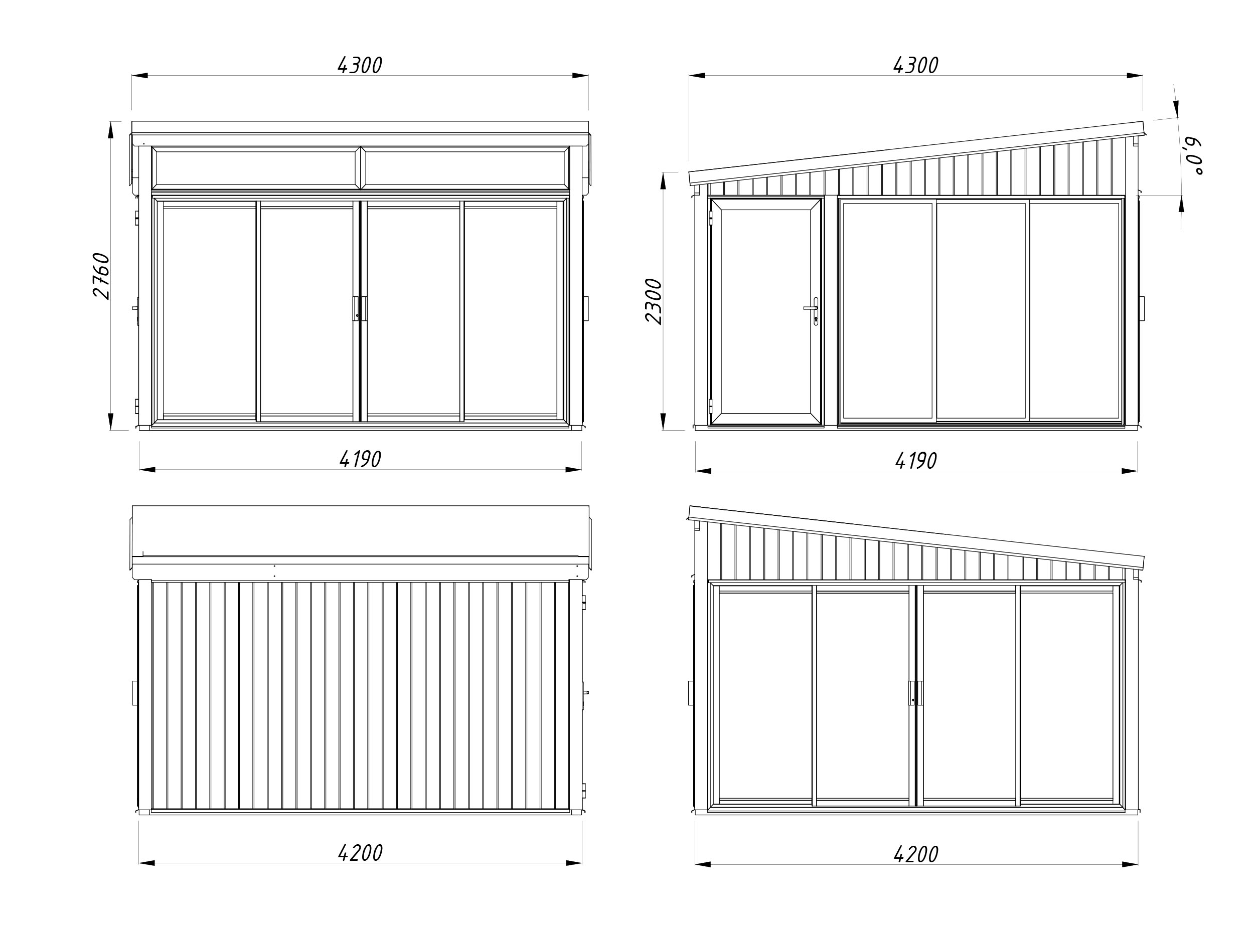 Cenador de madera Saga - 16,6 m2 6 Cenador de madera Saga - 16,6 m2 - Imagen 5