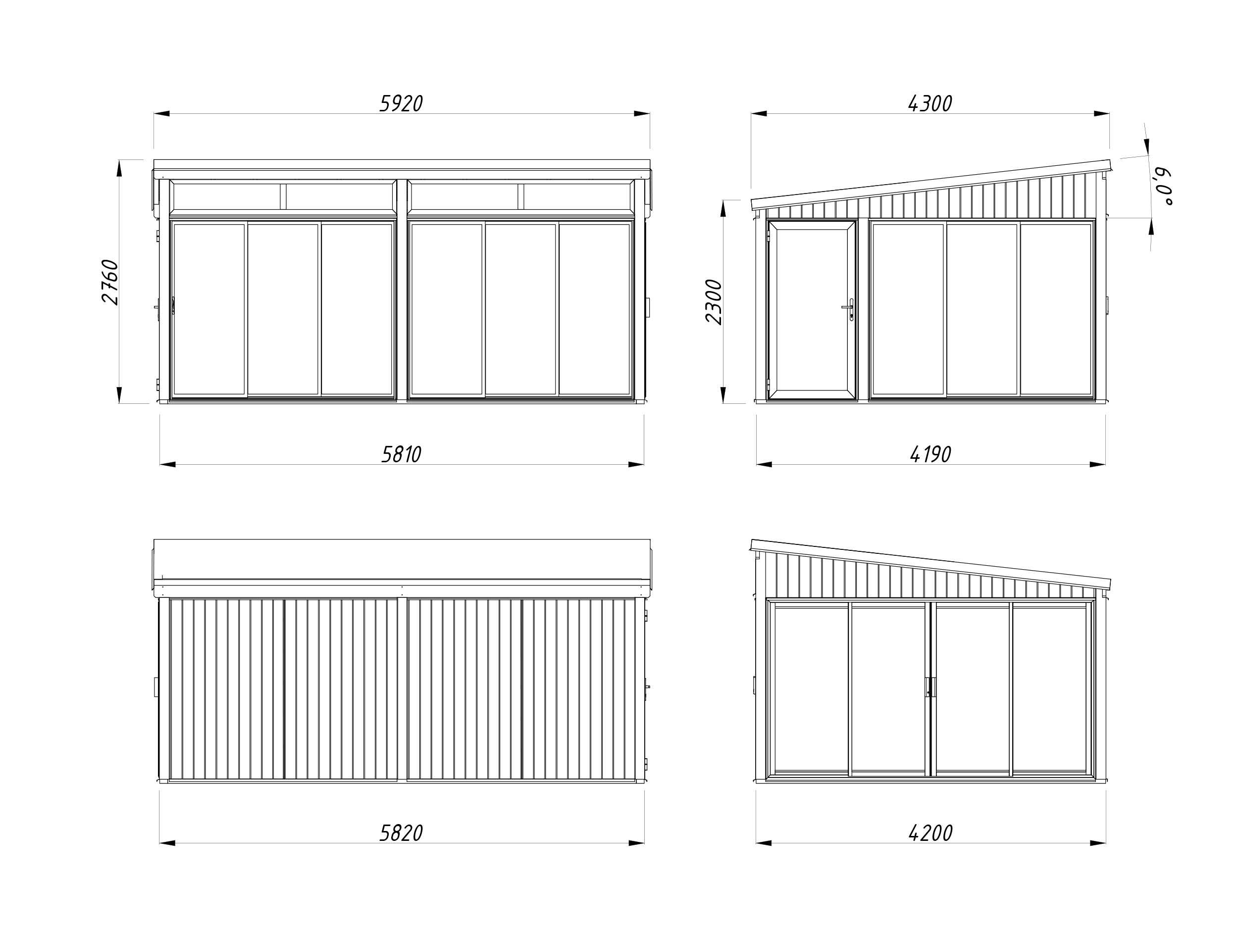 Cenador de madera Saga - 23,3 m2 6 Cenador de madera Saga - 23,3 m2 - Imagen 5
