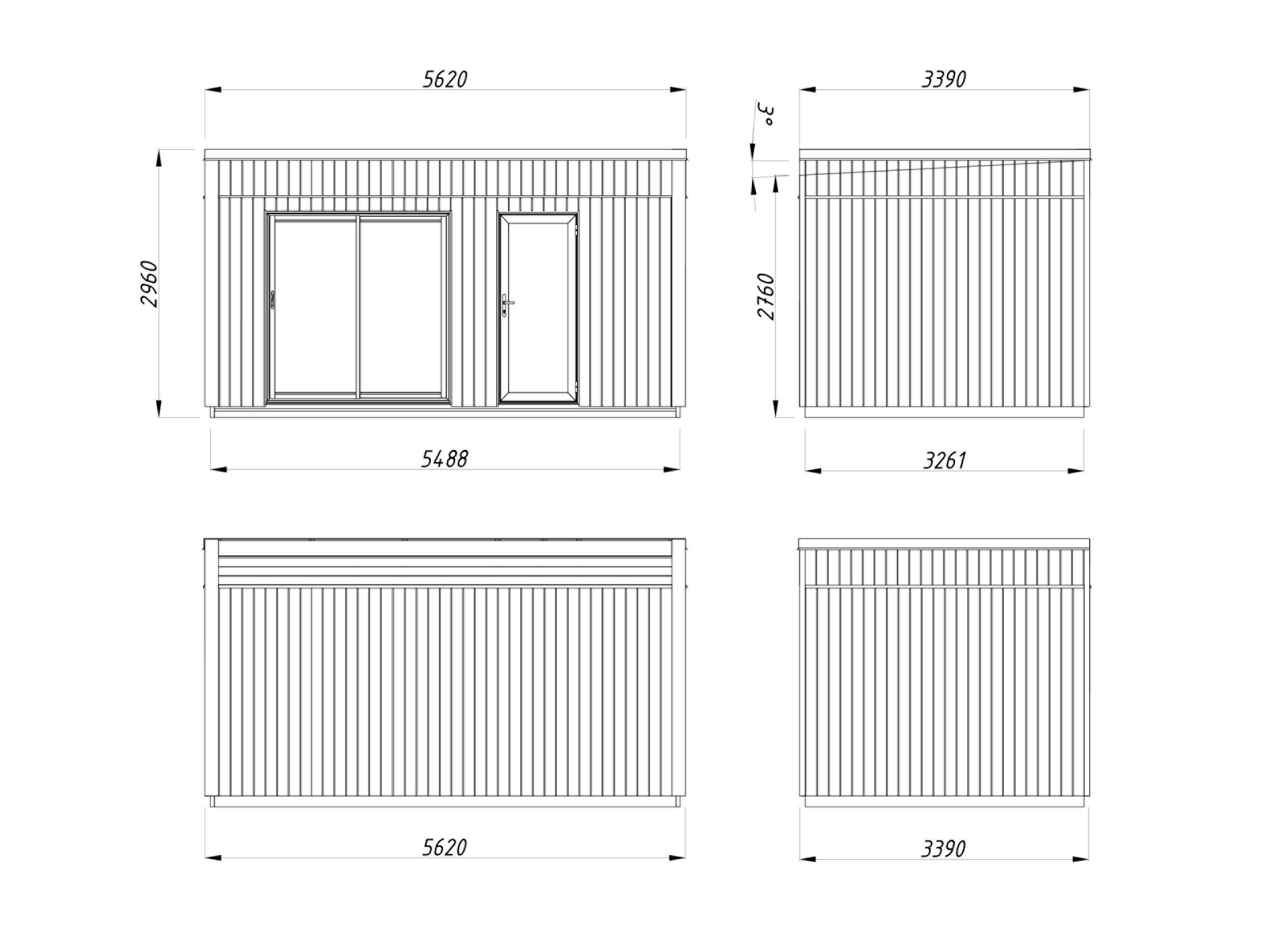 Caseta nórdica de madera Johanna - 13,6 m2 6 Caseta nórdica de madera Johanna - 13,6 m2 - Imagen 5