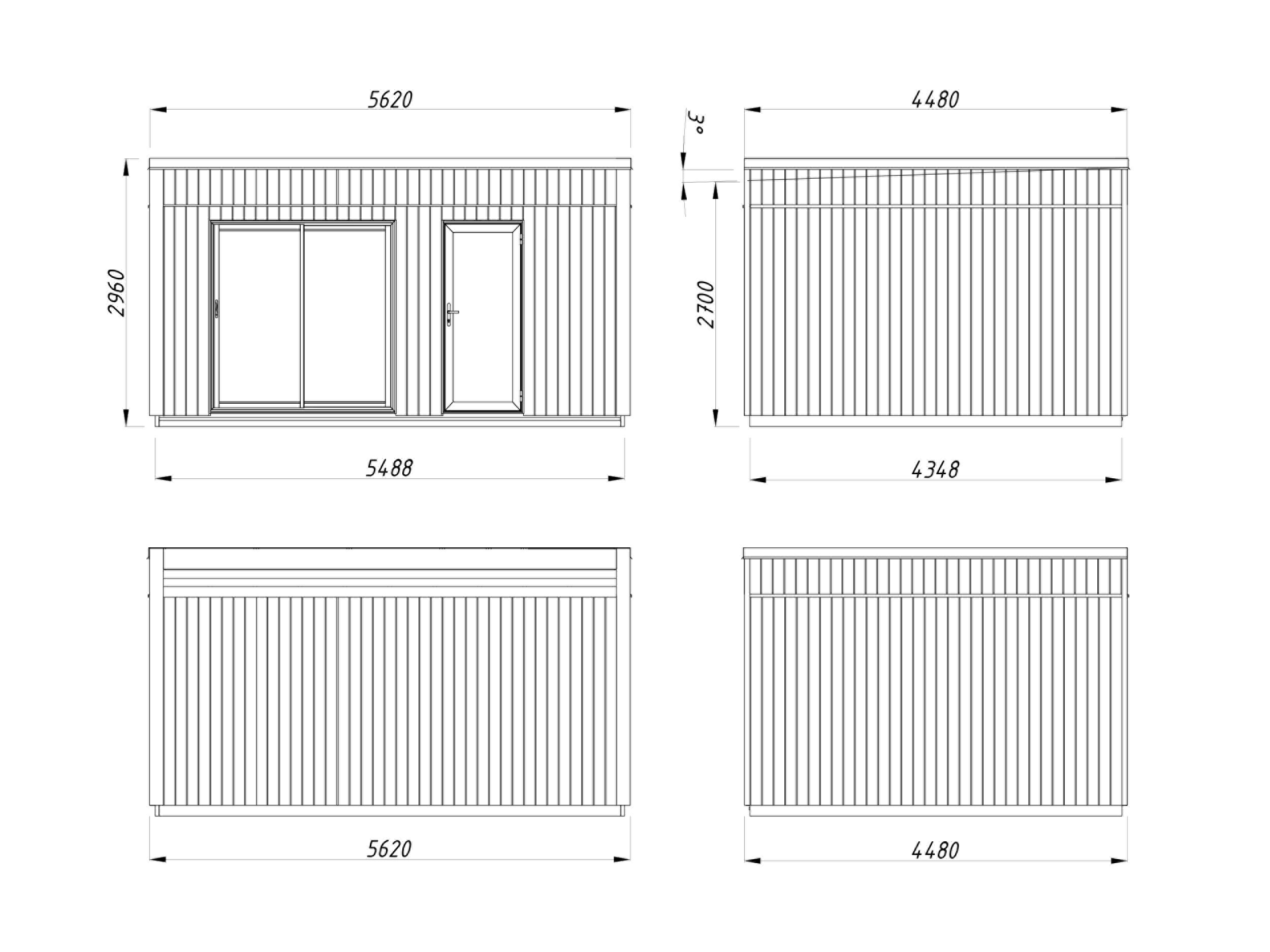 Caseta nórdica de madera Johanna - 19,4 m2 6 Caseta nórdica de madera Johanna - 19,4 m2 - Imagen 5