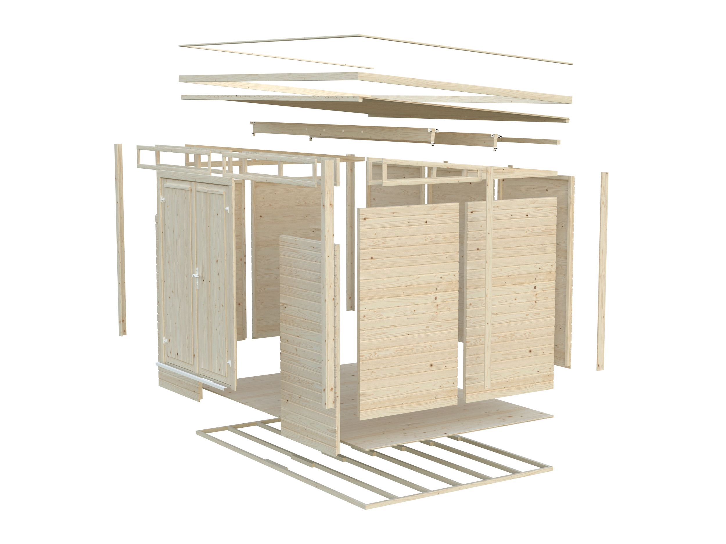Caseta de madera Elias - 7,3 m2 5 Caseta de madera Elias - 7,3 m2 - Imagen 4