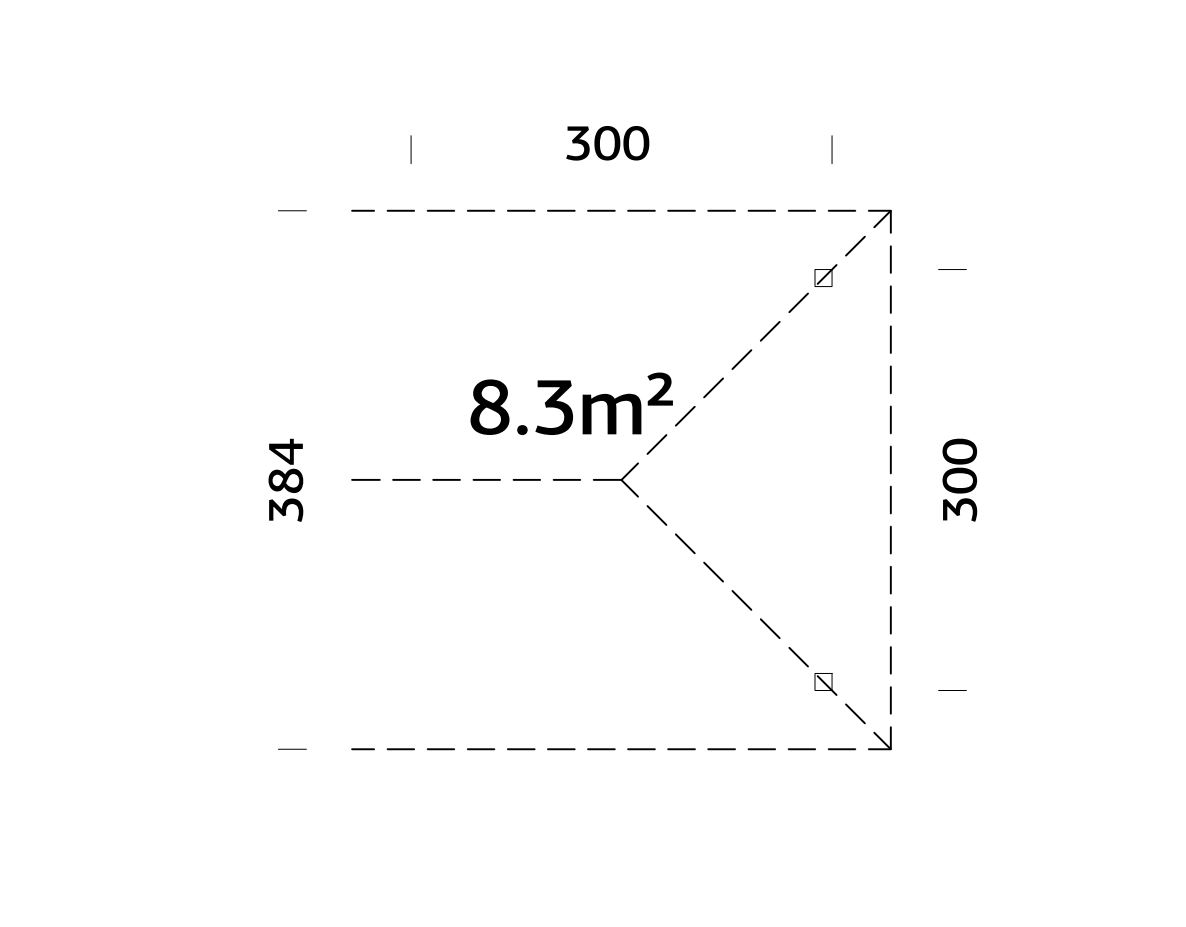 Palmako Connect Bianca extensión de tejado con dos postes de 8,3 m² 3 Palmako Connect Bianca extensión de tejado con dos postes de 8,3 m² - Imagen 2