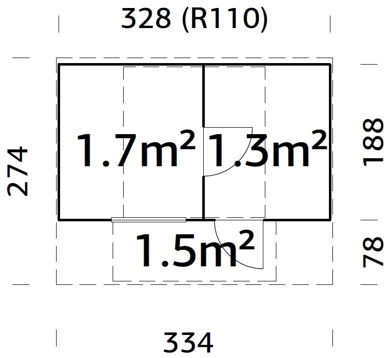 Caseta Sauna Anette 3,0+1,5 m2 7 Caseta Sauna Anette 3,0+1,5 m2 - Imagen 6