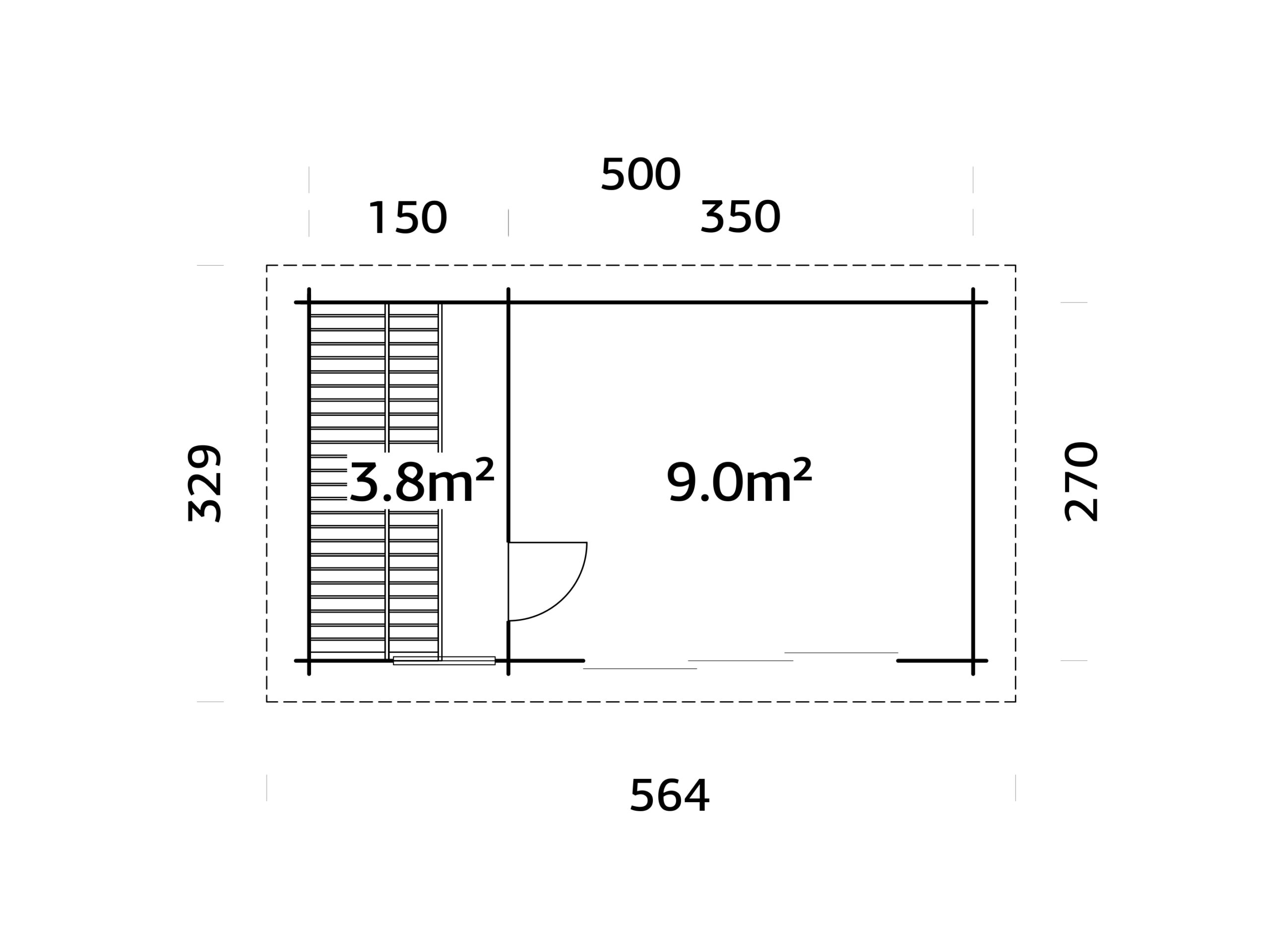 Caseta Sauna Sanna 12,8 m2 7 Caseta Sauna Sanna 12,8 m2 - Imagen 6