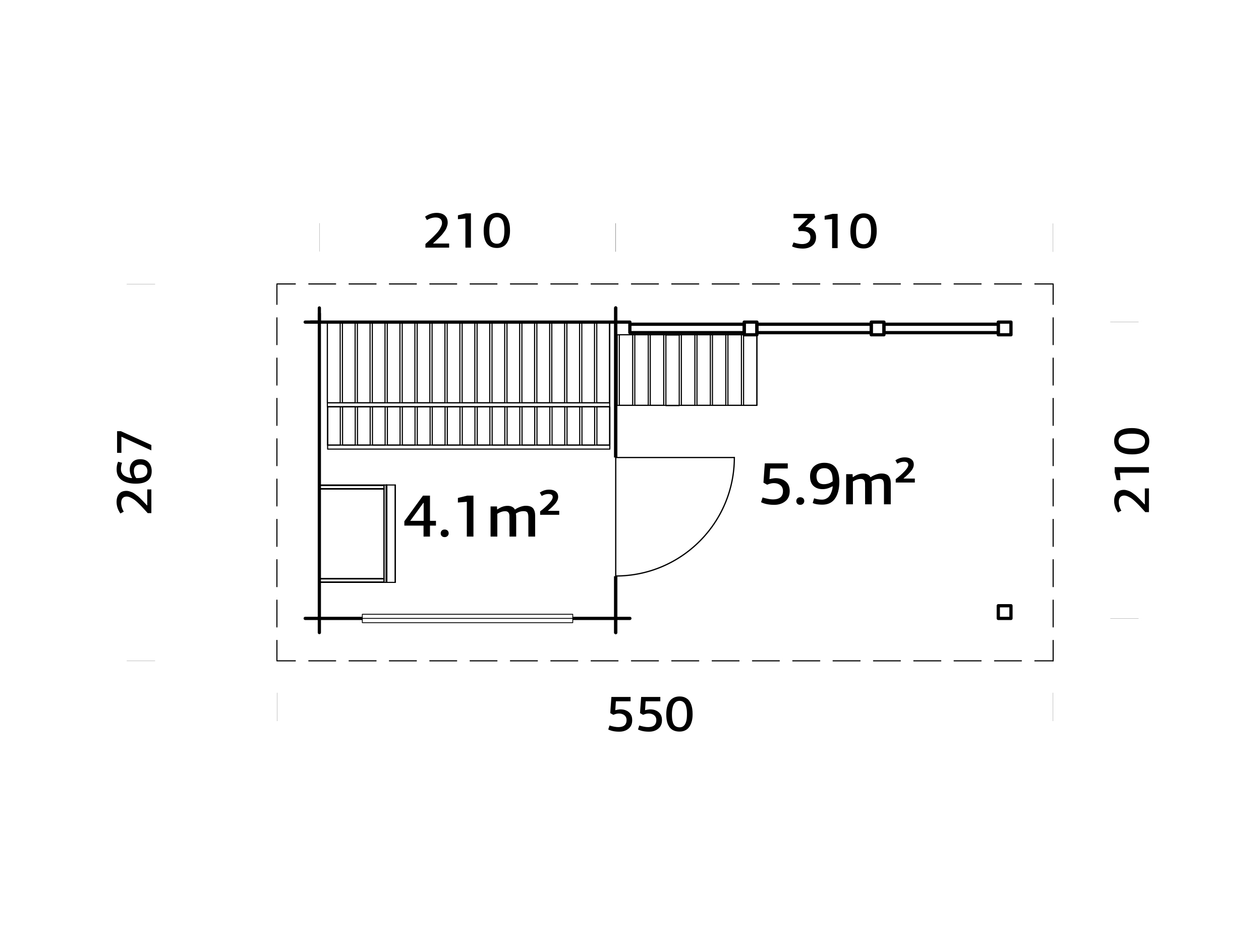 Caseta Sauna Sanna 4,1+5,9 m2 7 Caseta Sauna Sanna 4,1+5,9 m2 - Imagen 6