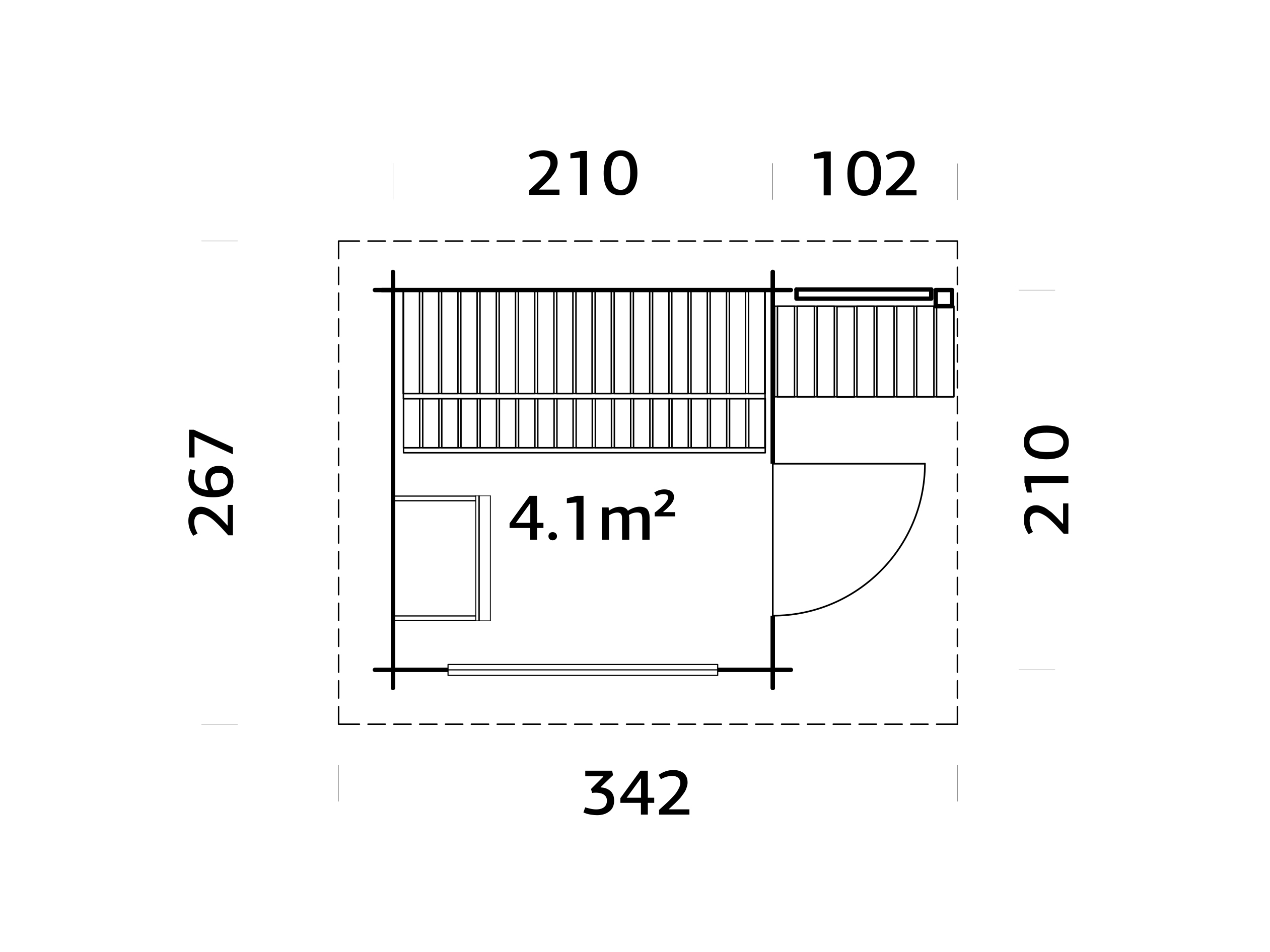 Caseta Sauna Sanna 4,1 m2 7 Caseta Sauna Sanna 4,1 m2 - Imagen 6