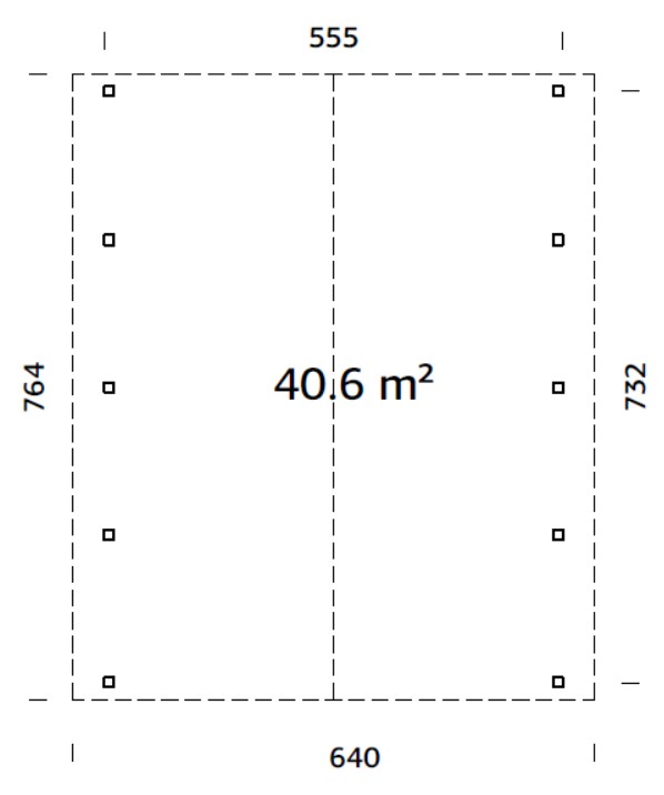 Cochera de madera Robert - 40,6 m2 6 Cochera de madera Robert - 40,6 m2 - Imagen 5