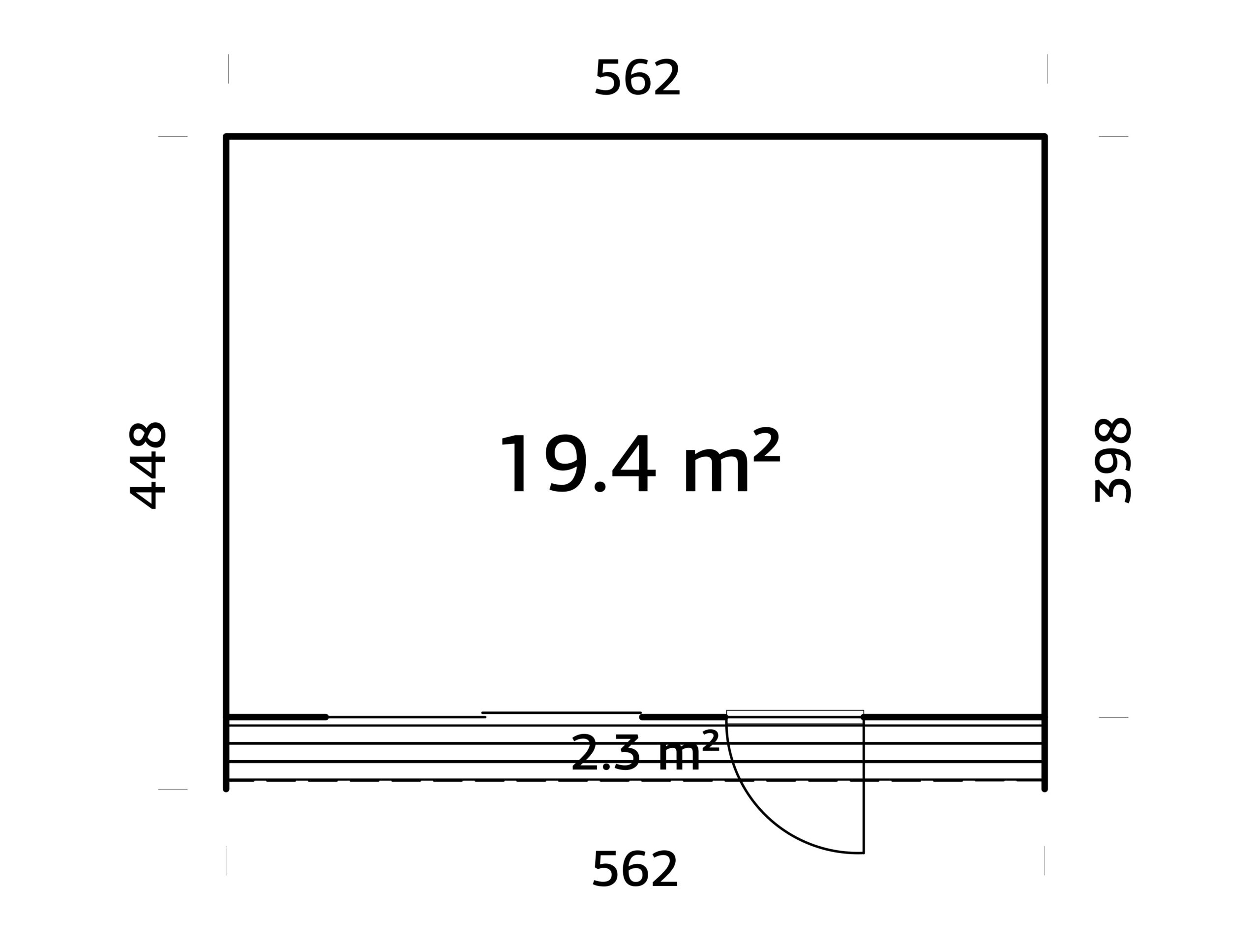 Caseta nórdica de madera Johanna - 19,4 m2 7 Caseta nórdica de madera Johanna - 19,4 m2 - Imagen 6