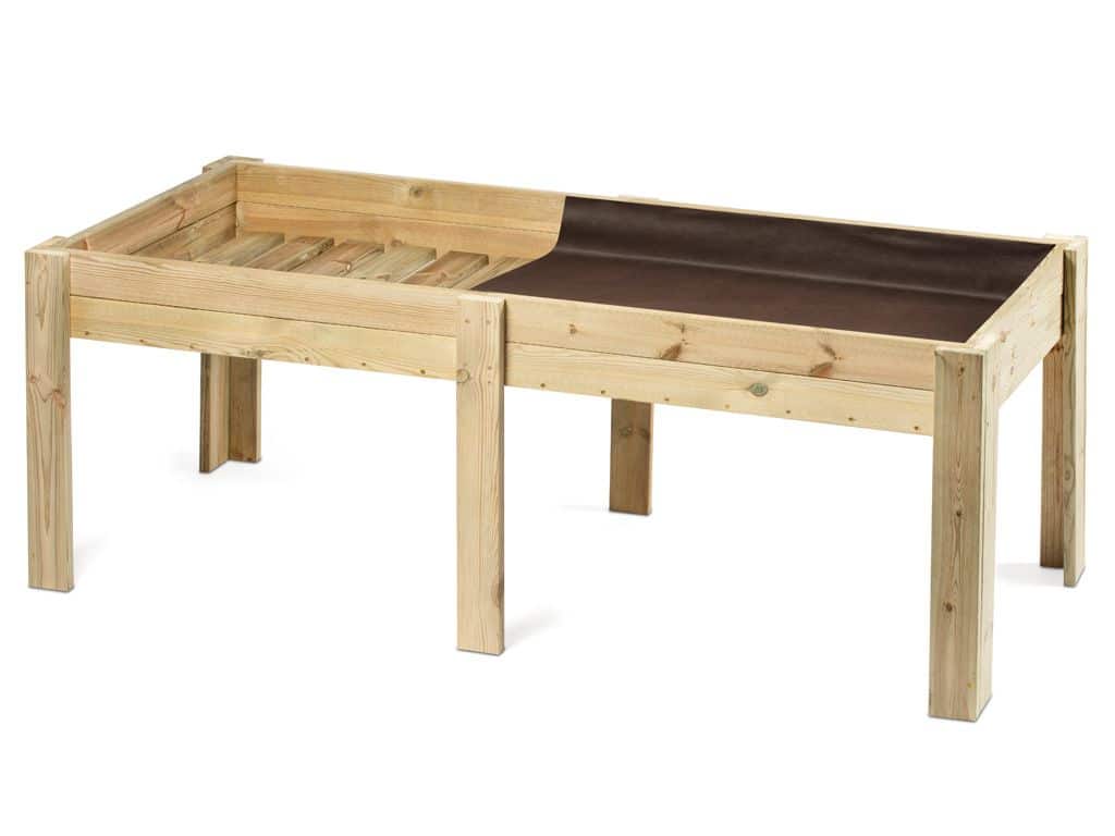 Huerto urbano de madera 205x85 cm