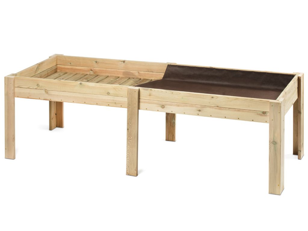Huerto urbano de madera 245x85