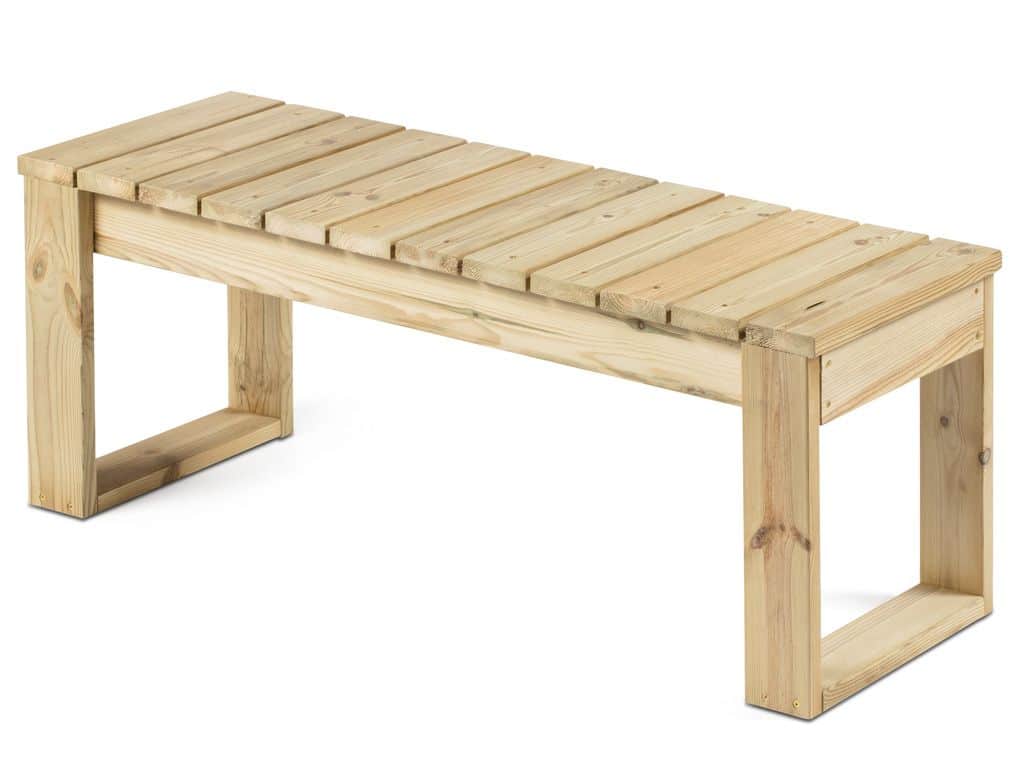 Banqueta de madera Viena sin respaldo