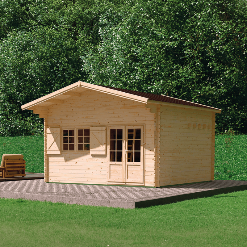 Caseta de madera Jasmin Duplex - 19,2 m2 4 Caseta de madera Jasmin Duplex - 19,2 m2